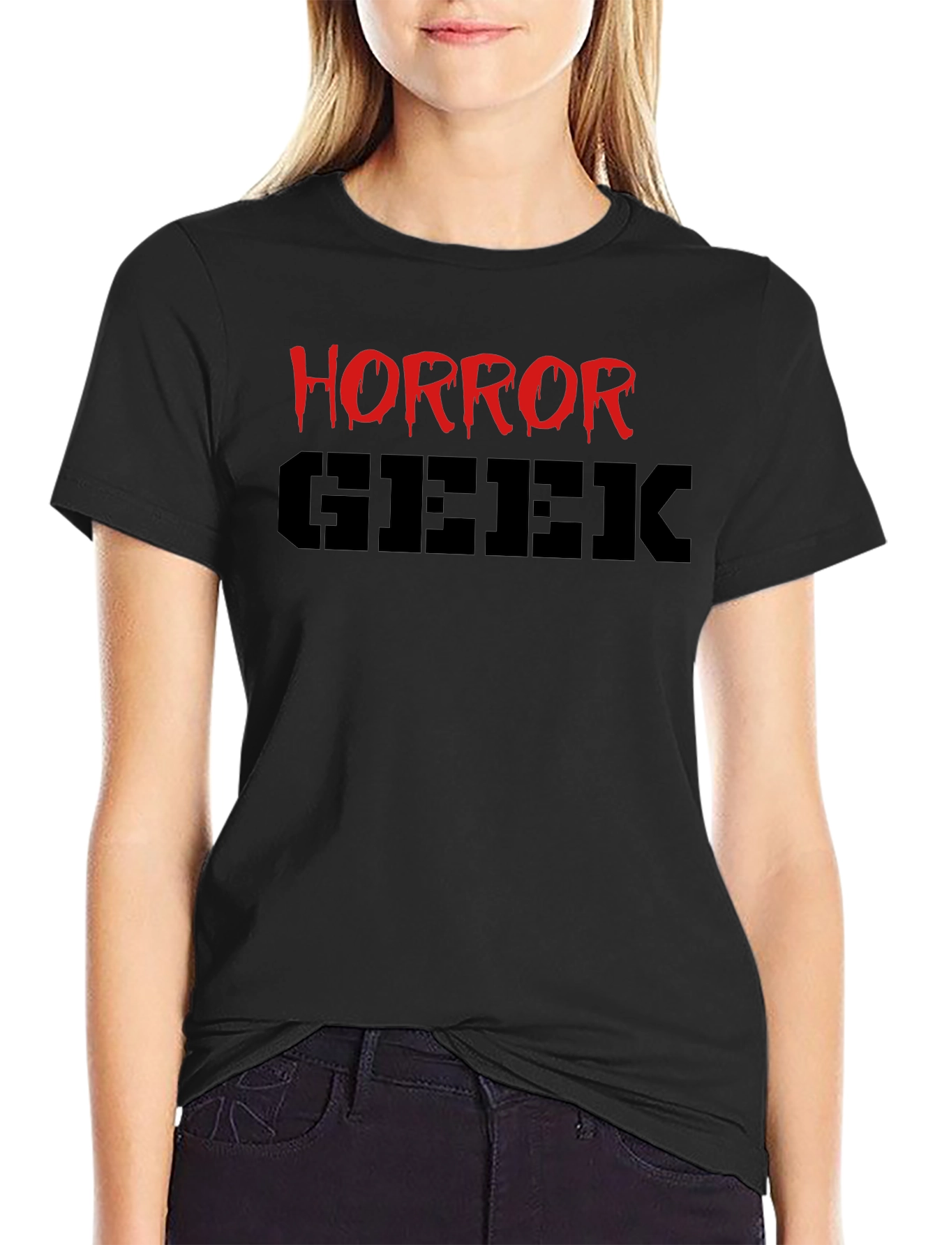 Horror Geek Black T-Shirt