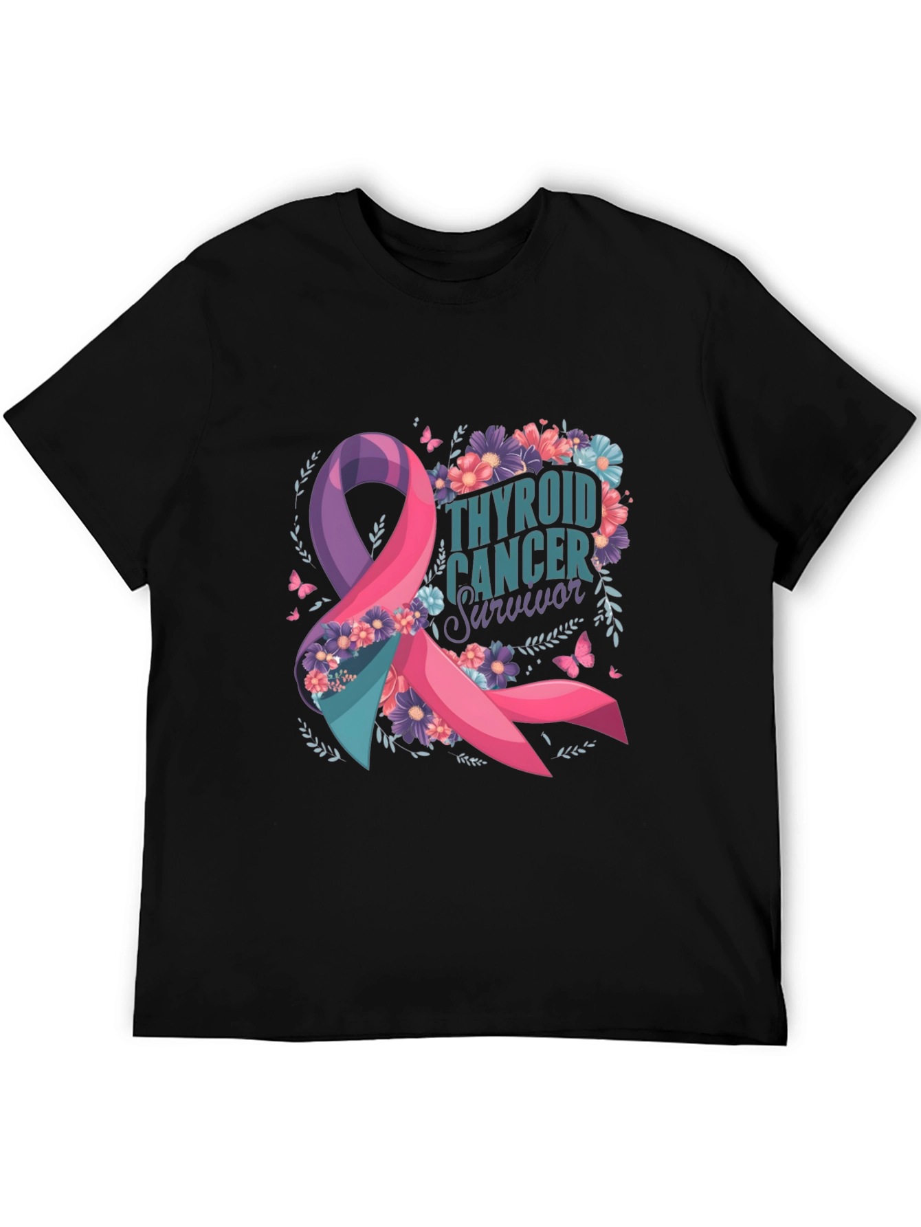 Thyroid Cancer Survivor Ribbon T-Shirt