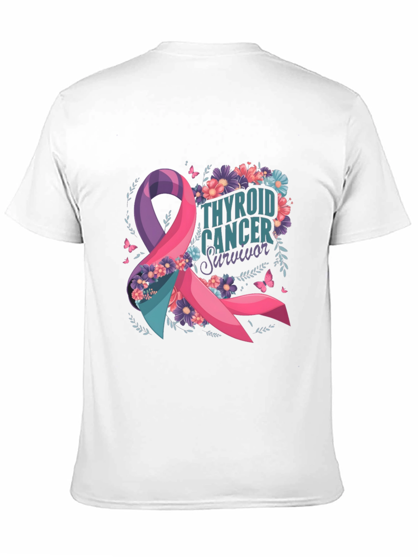 Thyroid Cancer Survivor Ribbon T-Shirt