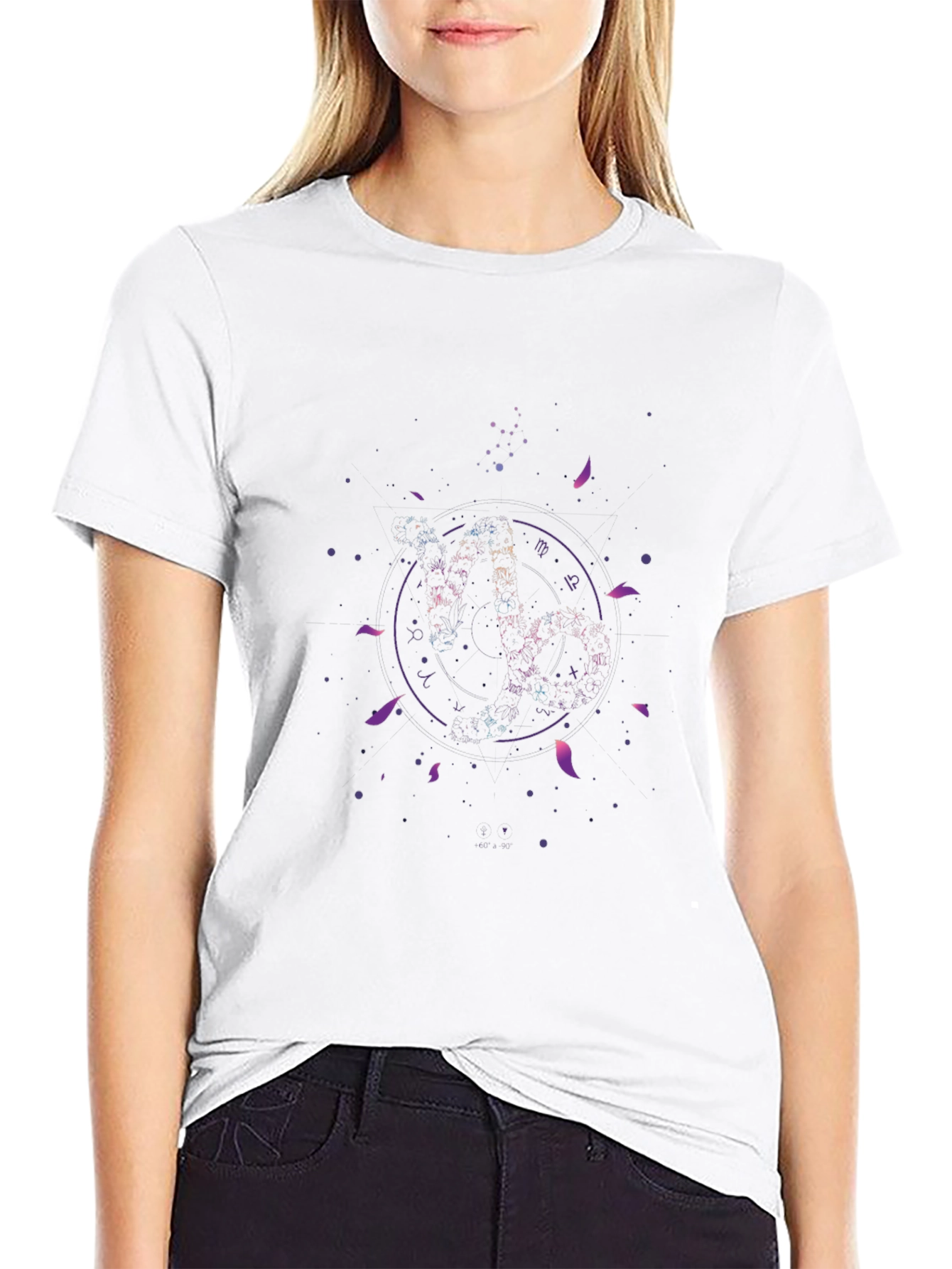 Zodiac Sign Graphic Print Tee