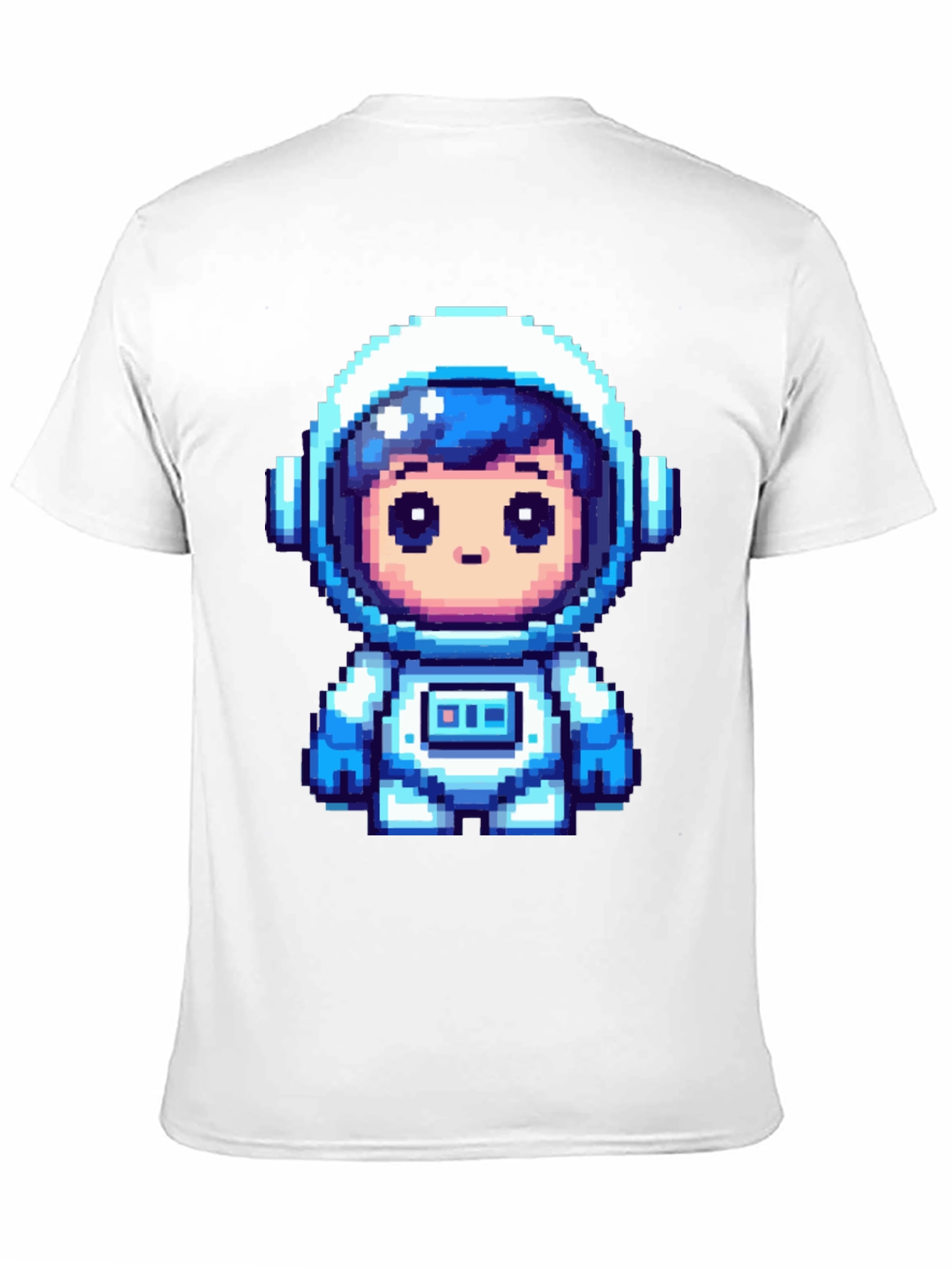 Pixel Astronaut Graphic Tee - Black