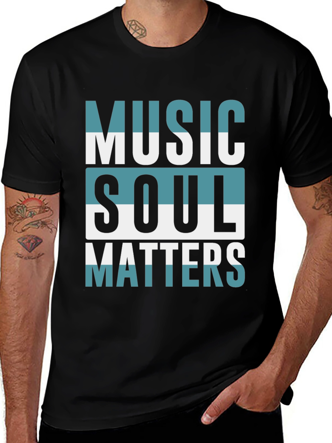 Music Soul Matters Graphic Tee - Stylish Comfort