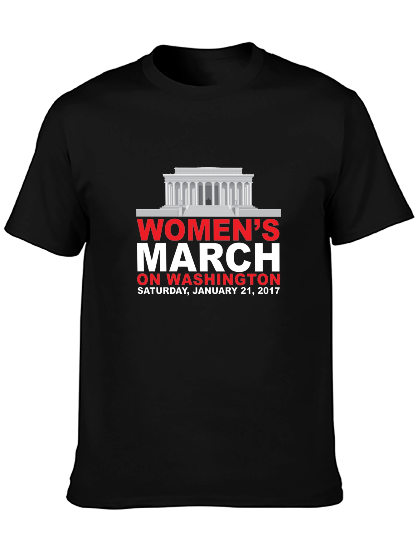 Womens March on Washington Black T-Shirt