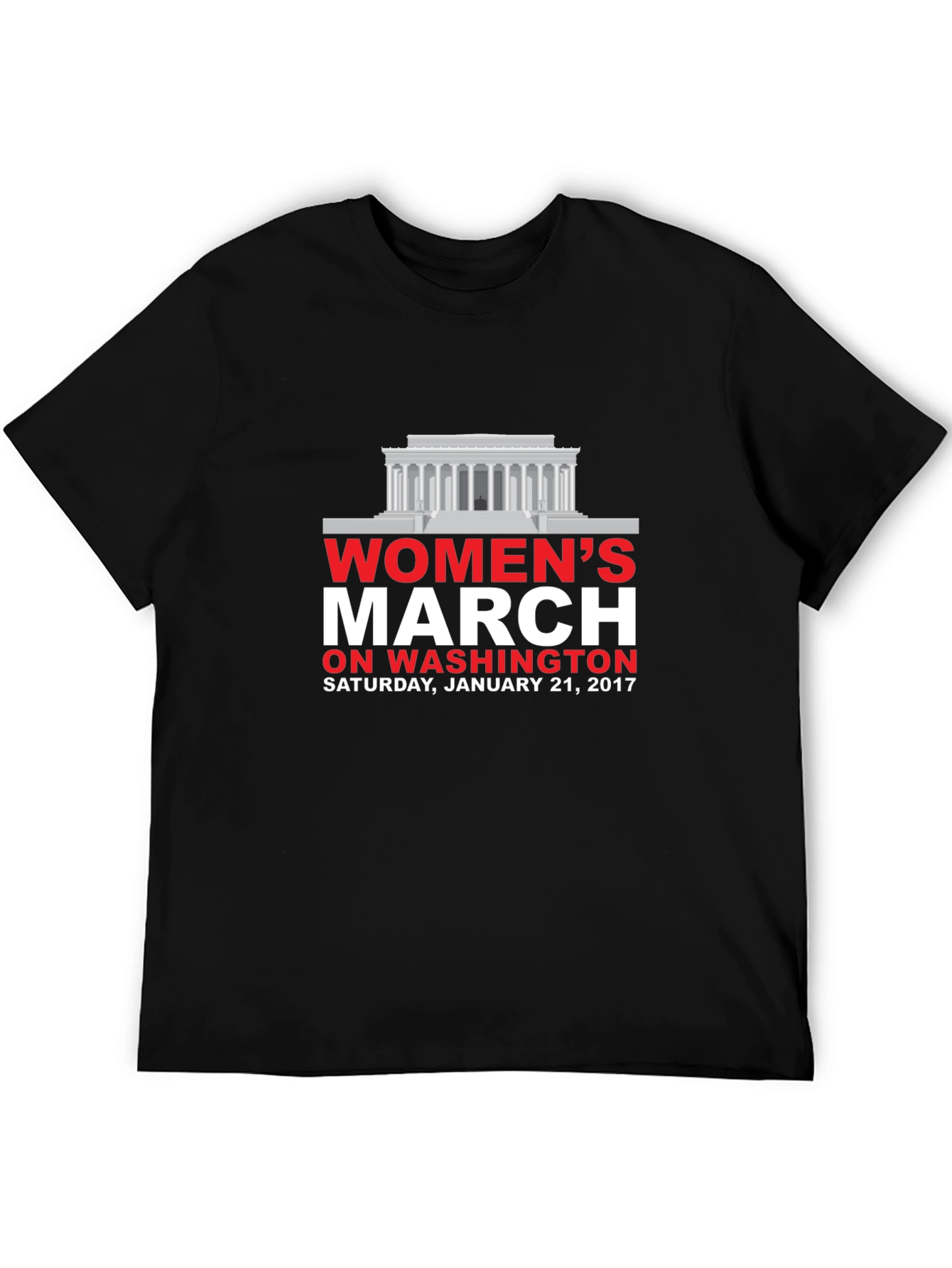 Womens March on Washington Black T-Shirt