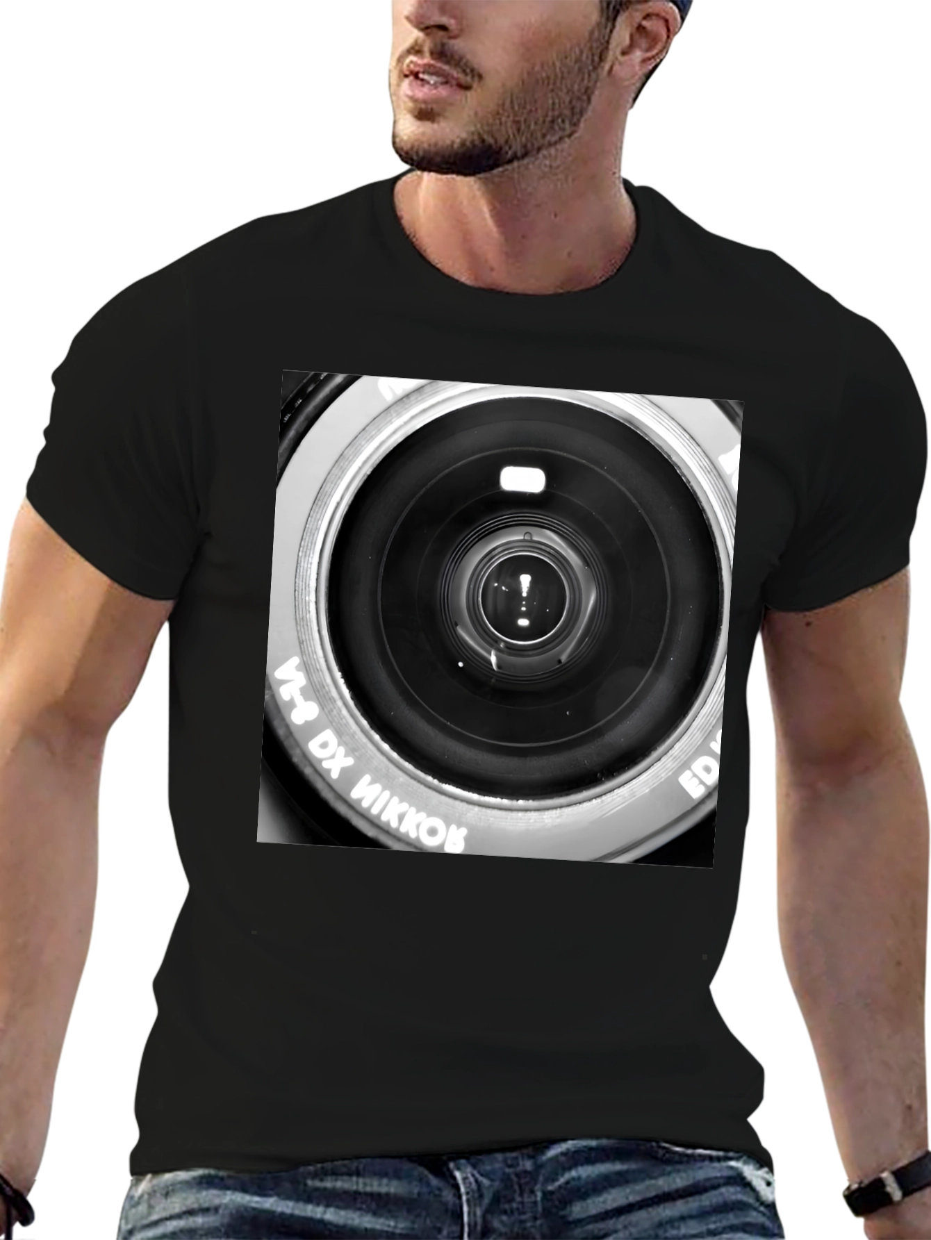 Camera Lens Graphic T-Shirt - Photographer Apparel