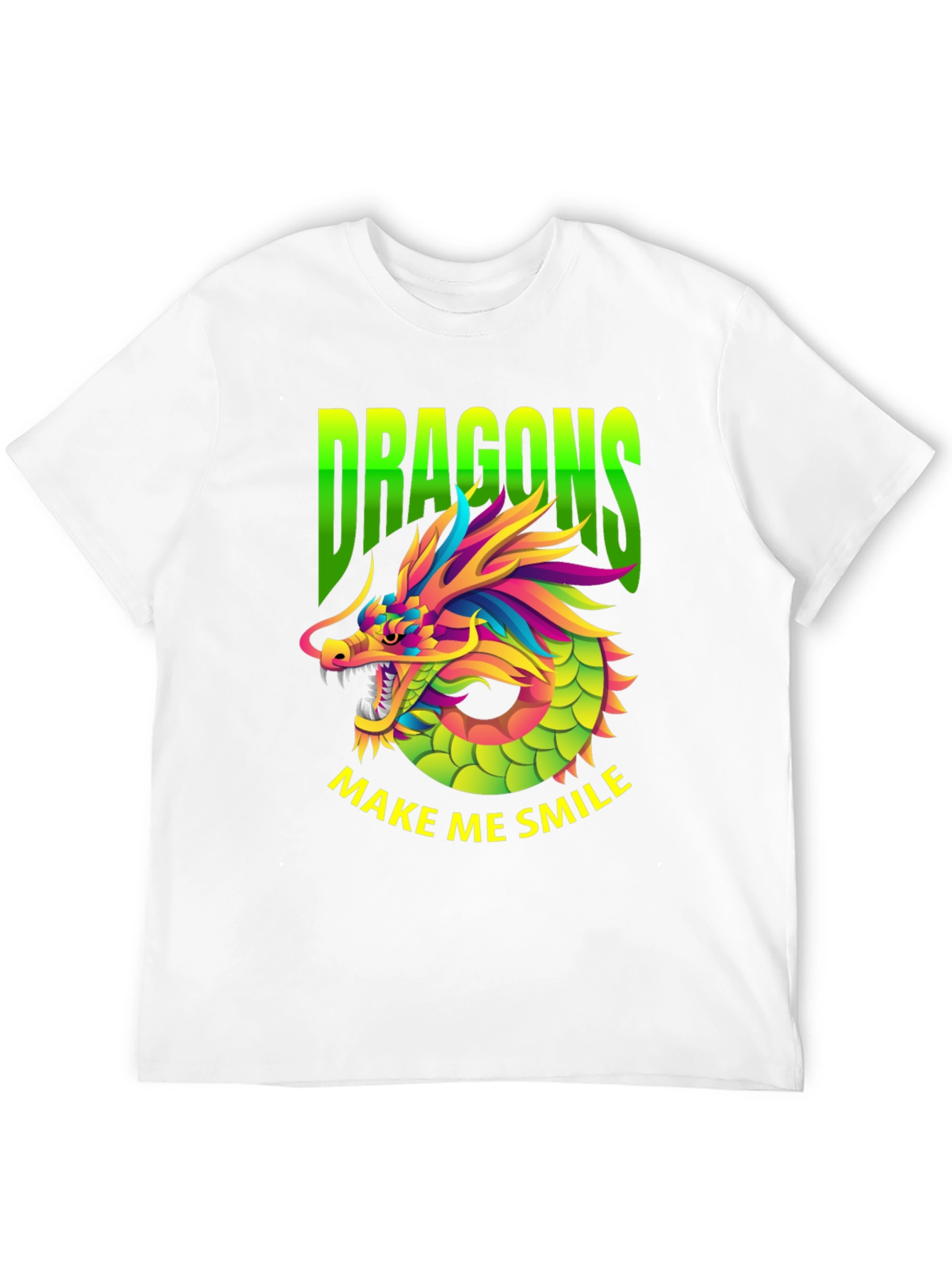 Dragons Make Me Smile Graphic Tee