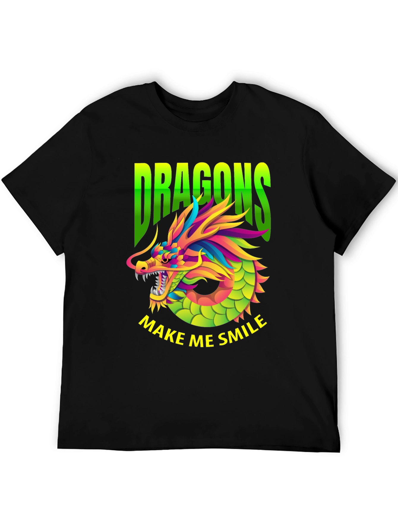 Dragons Make Me Smile Graphic Tee