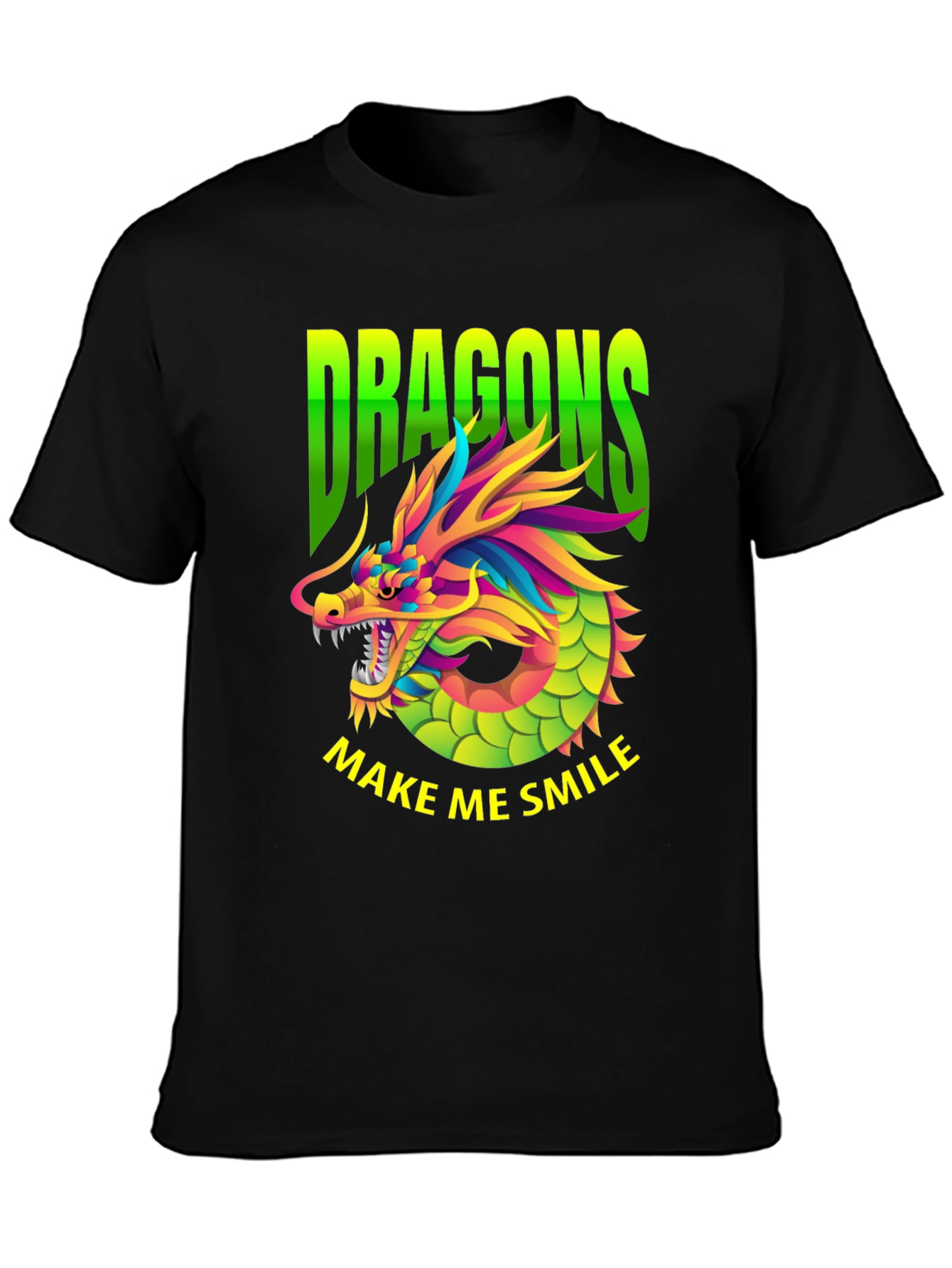 Dragons Make Me Smile Graphic Tee