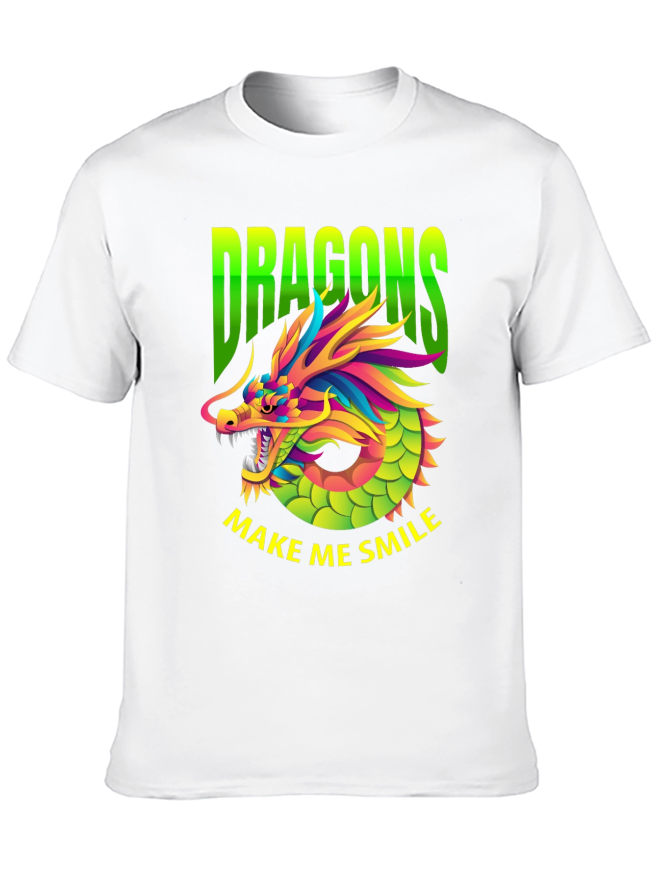 Dragons Make Me Smile Graphic Tee