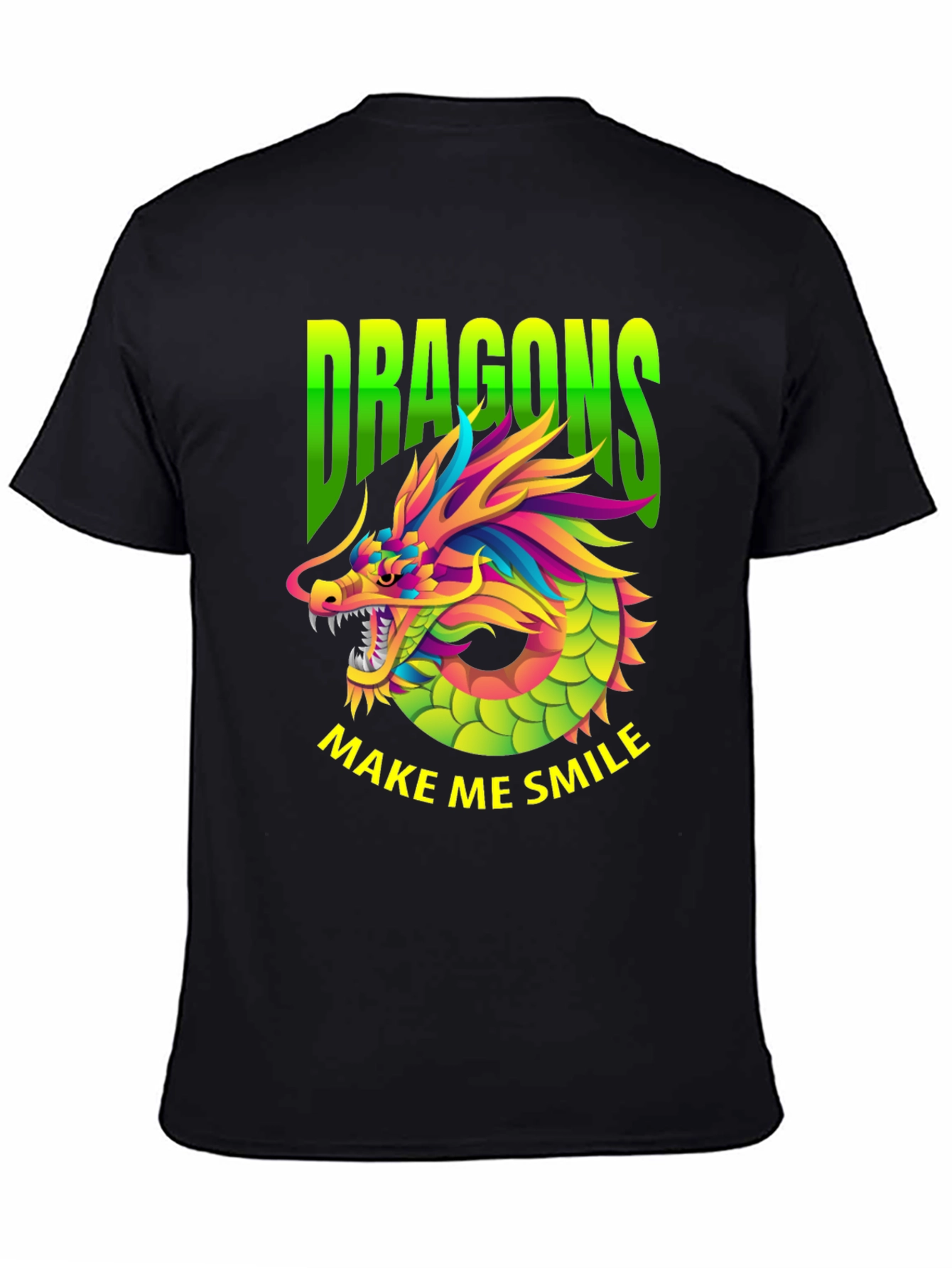 Dragons Make Me Smile Graphic Tee