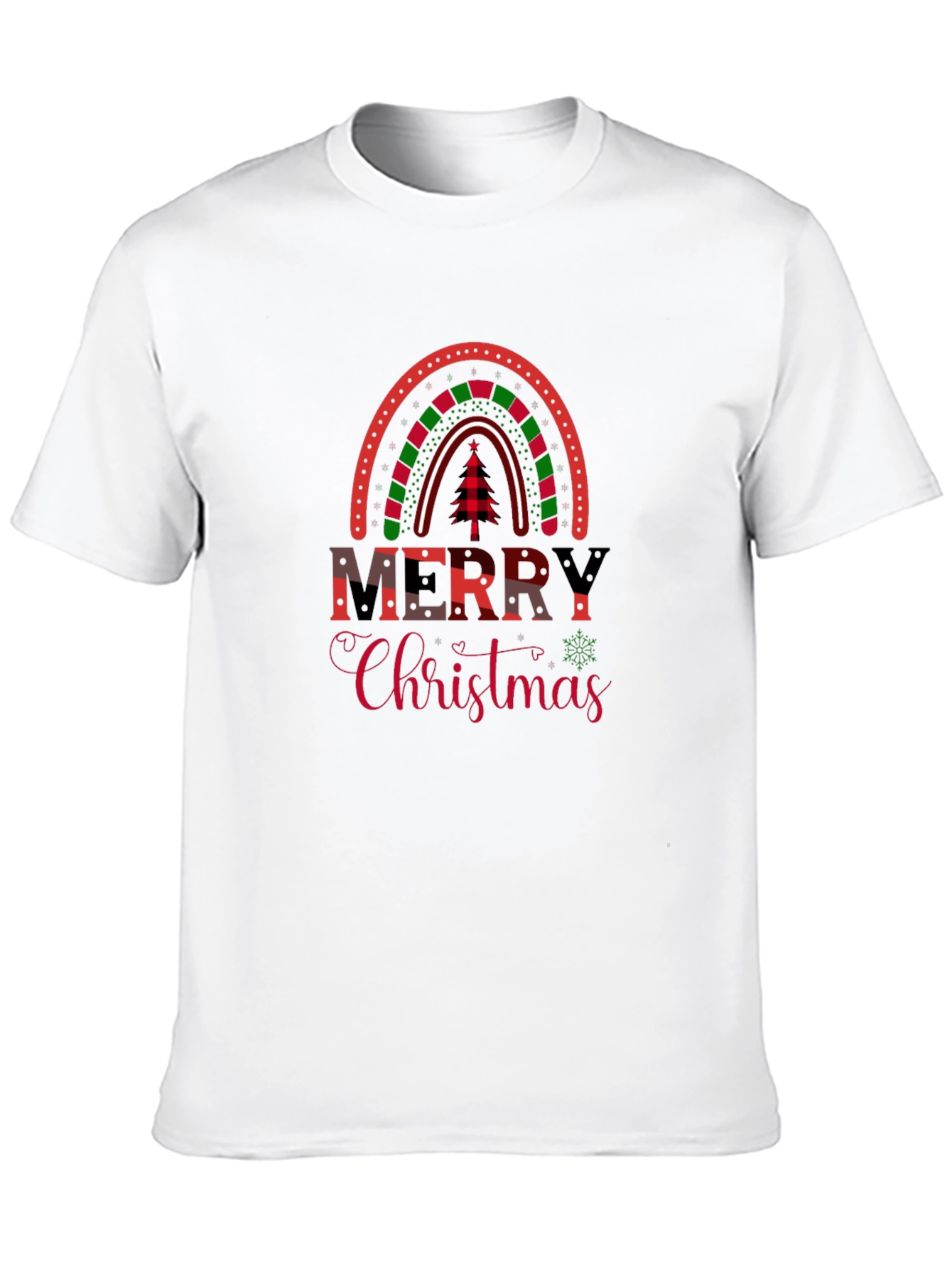 Merry Christmas Graphic Tee - Holiday Apparel