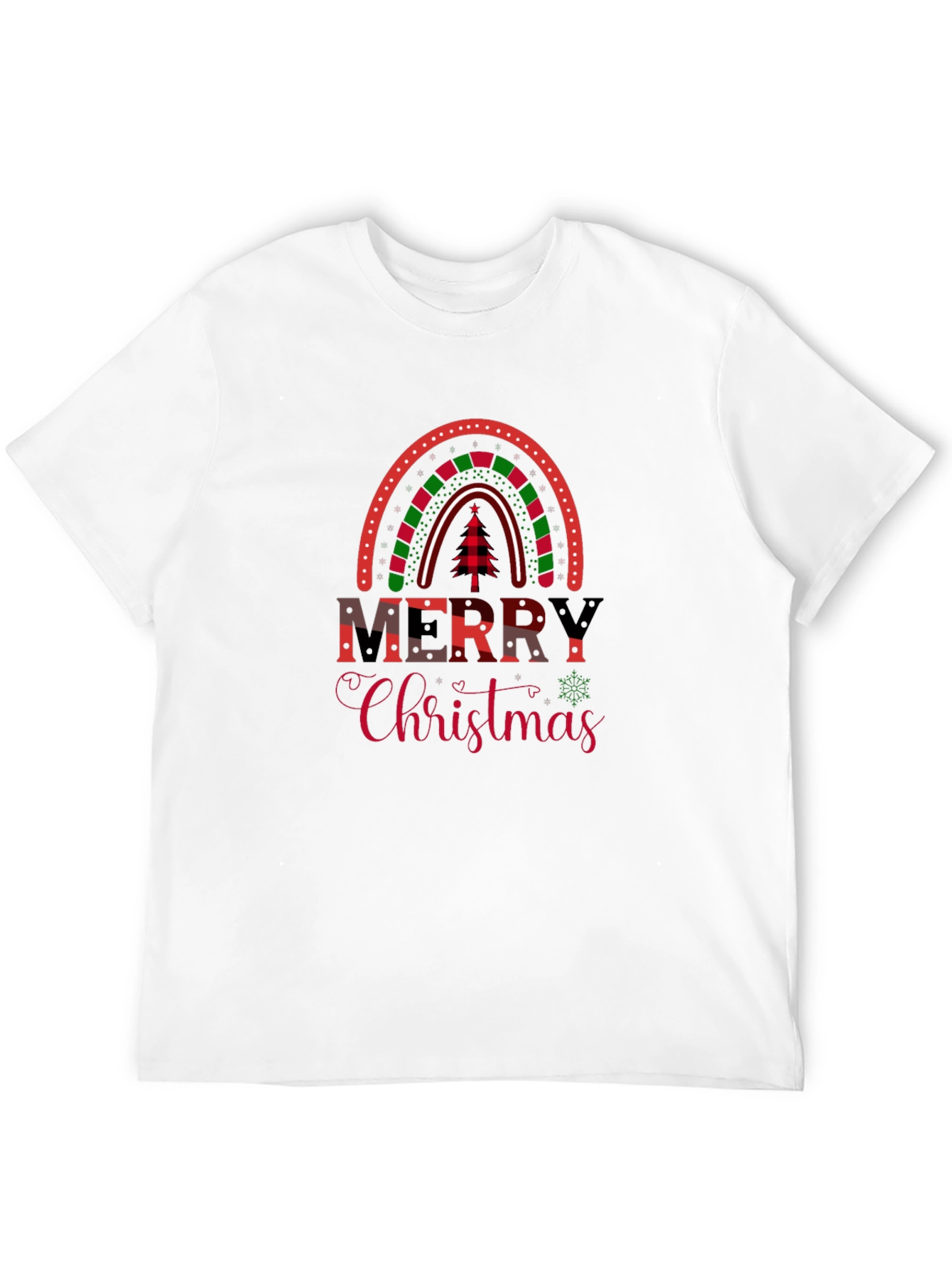 Merry Christmas Graphic Tee - Holiday Apparel