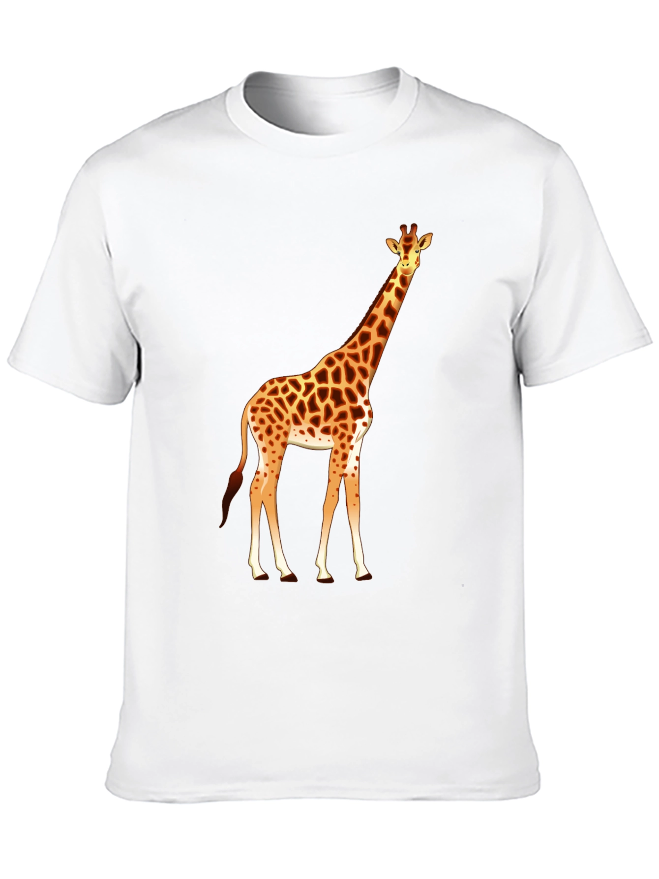Giraffe Graphic Tee - Mens Black T-Shirt