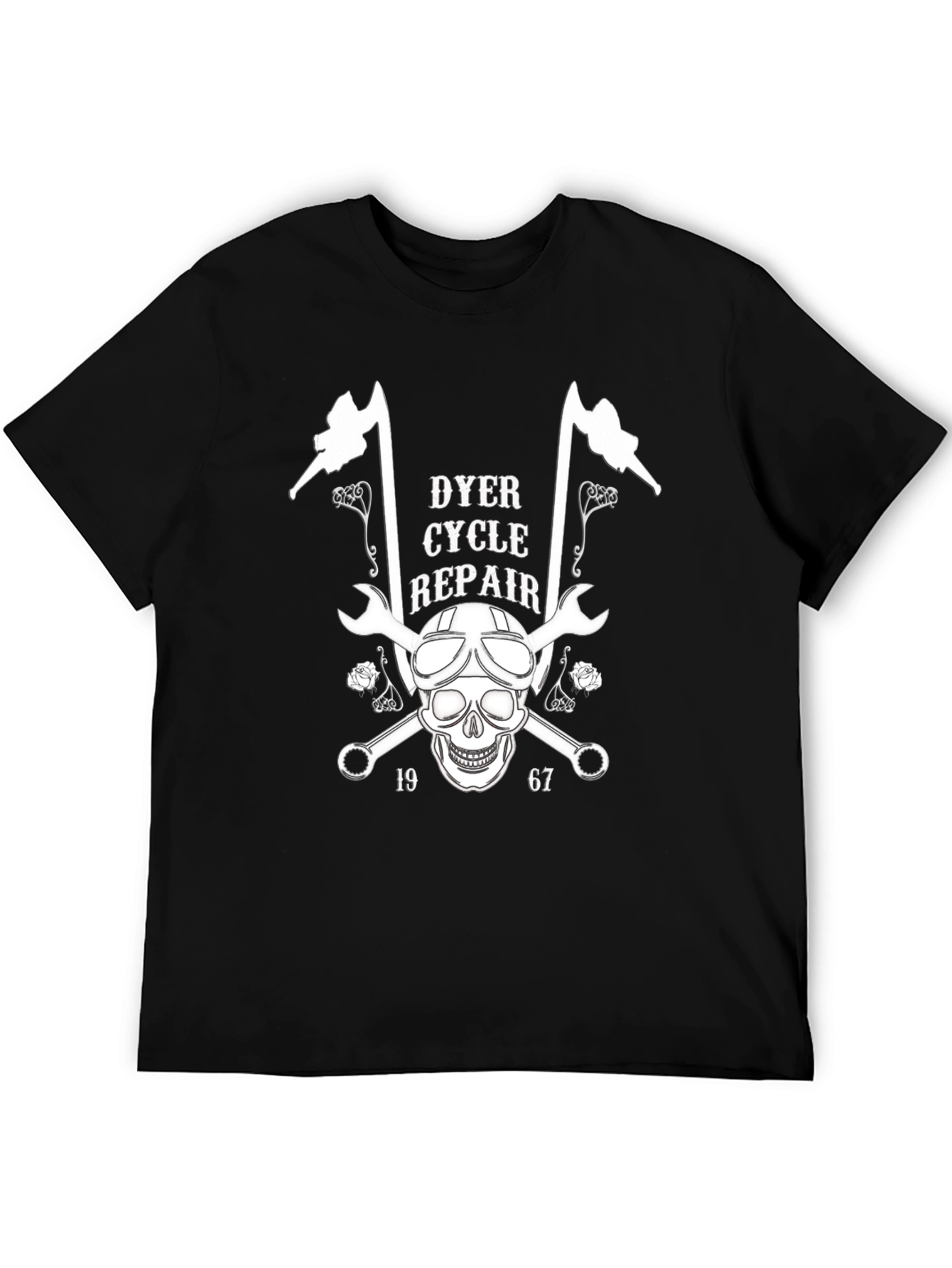Dyer Cycle Repair Black T-Shirt