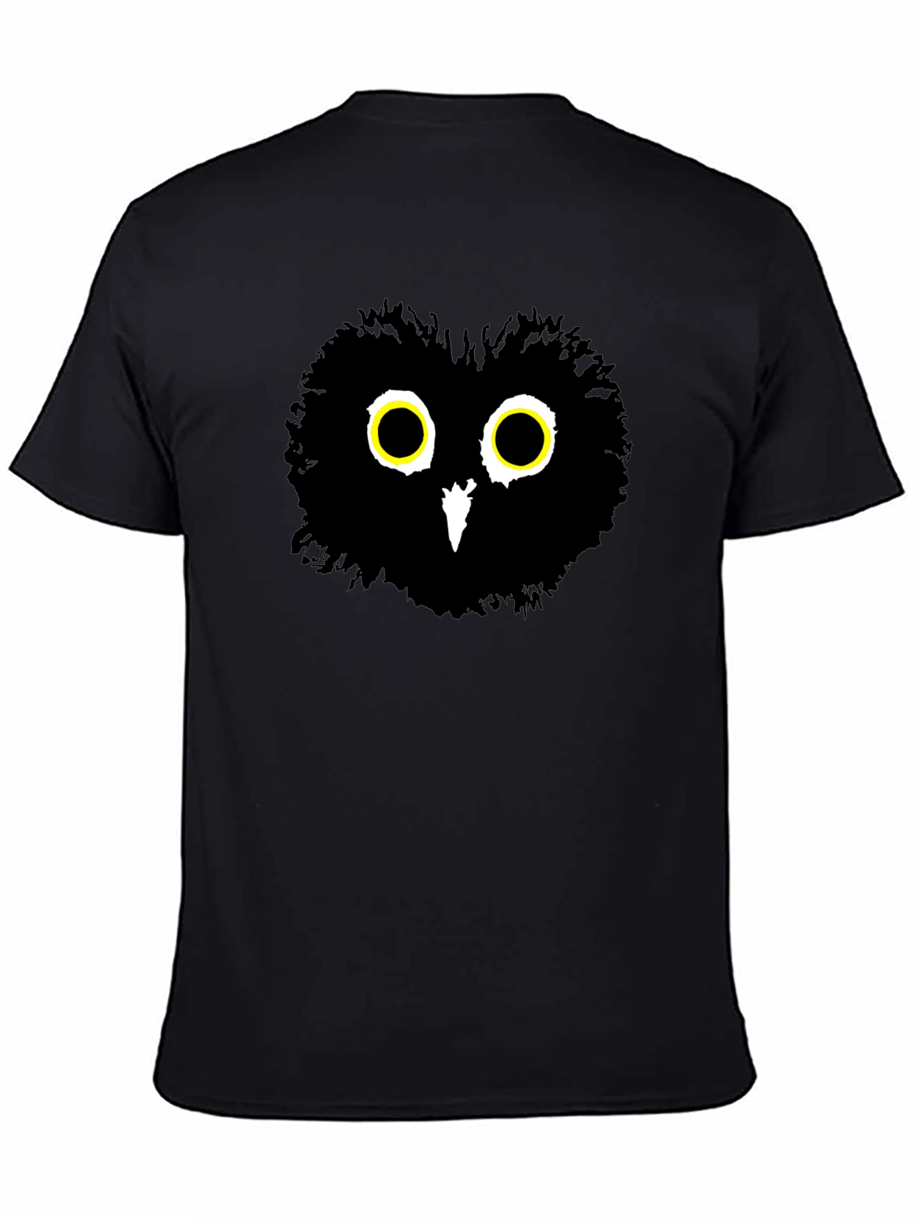 Owl Graphic Black T-Shirt