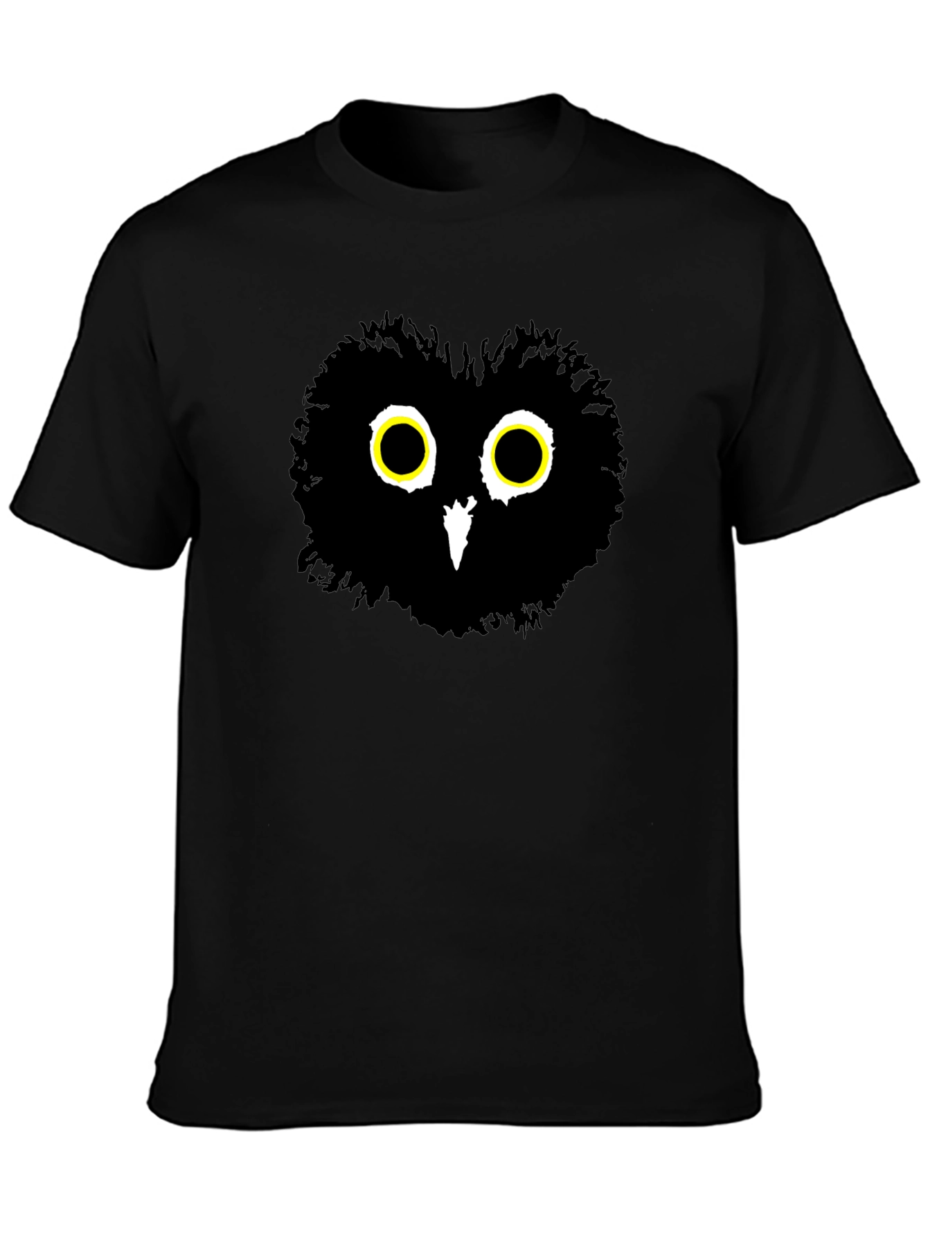 Owl Graphic Black T-Shirt