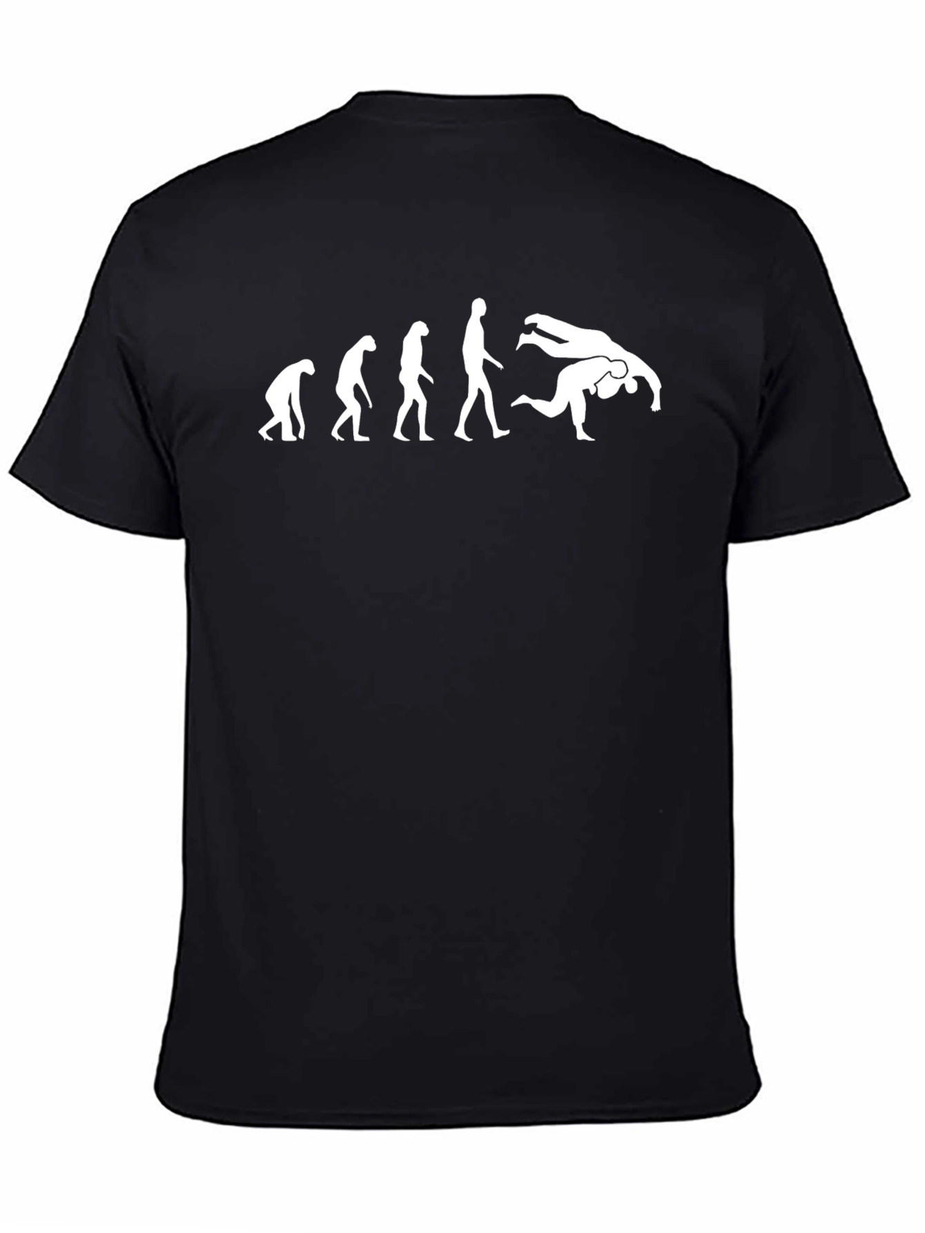 Evolution Judo Black T-Shirt - Martial Arts Design