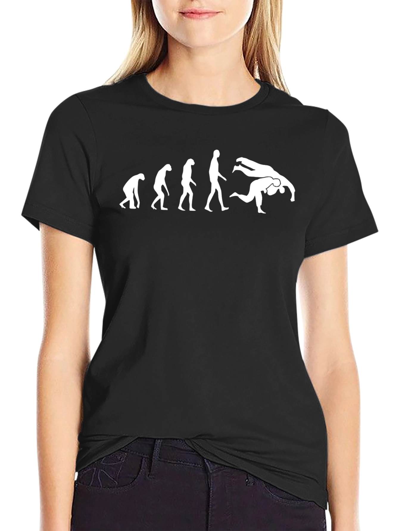 Evolution Judo Black T-Shirt - Martial Arts Design