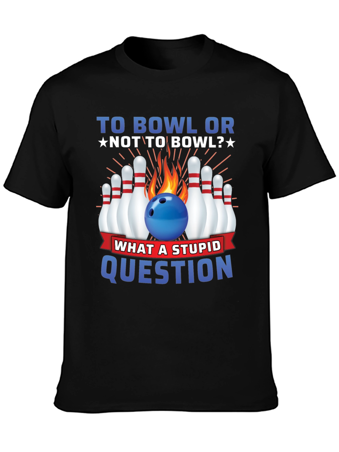 Bowling Graphic Tee - To Bowl or Not?