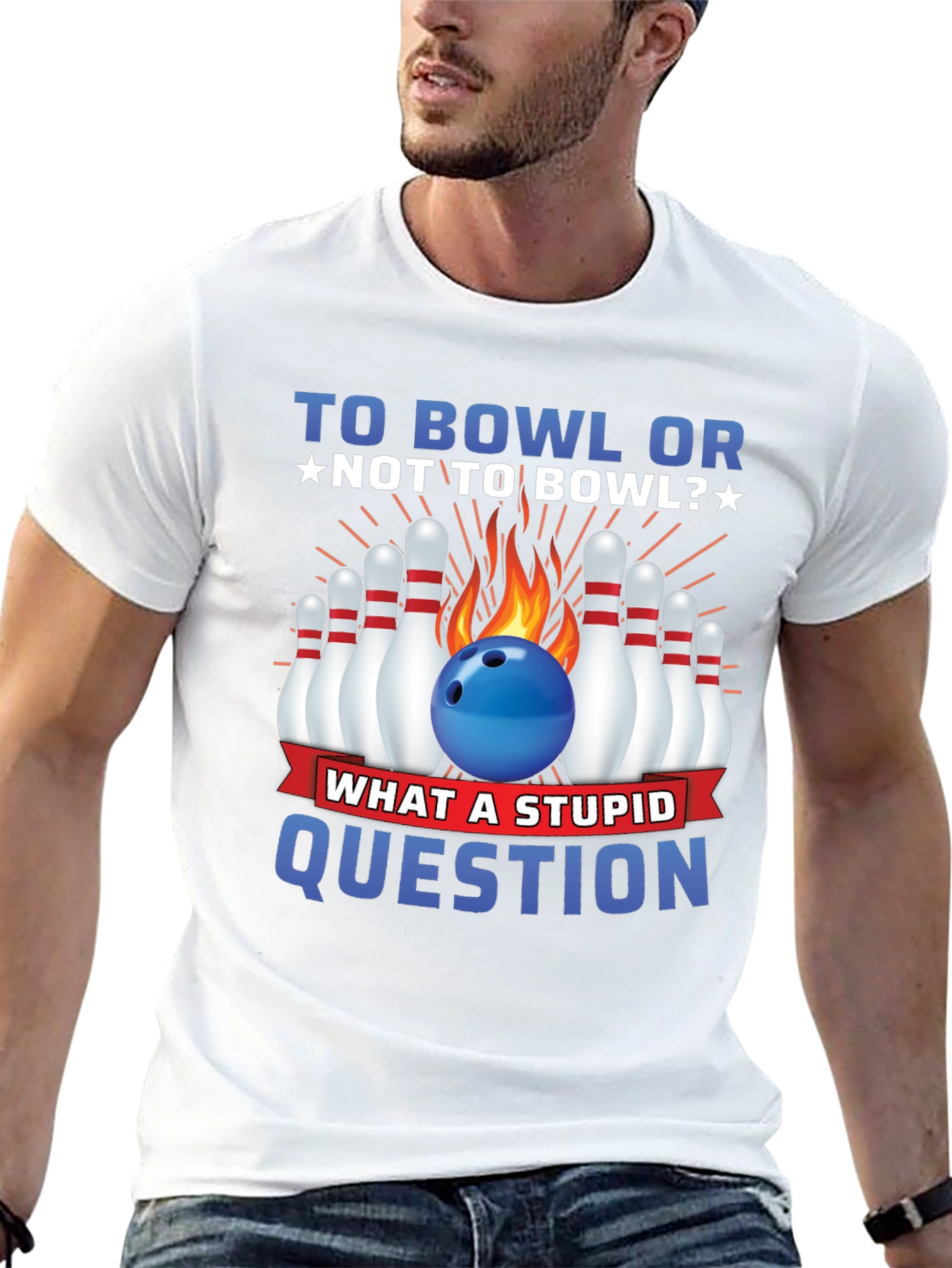 Bowling Graphic Tee - To Bowl or Not?