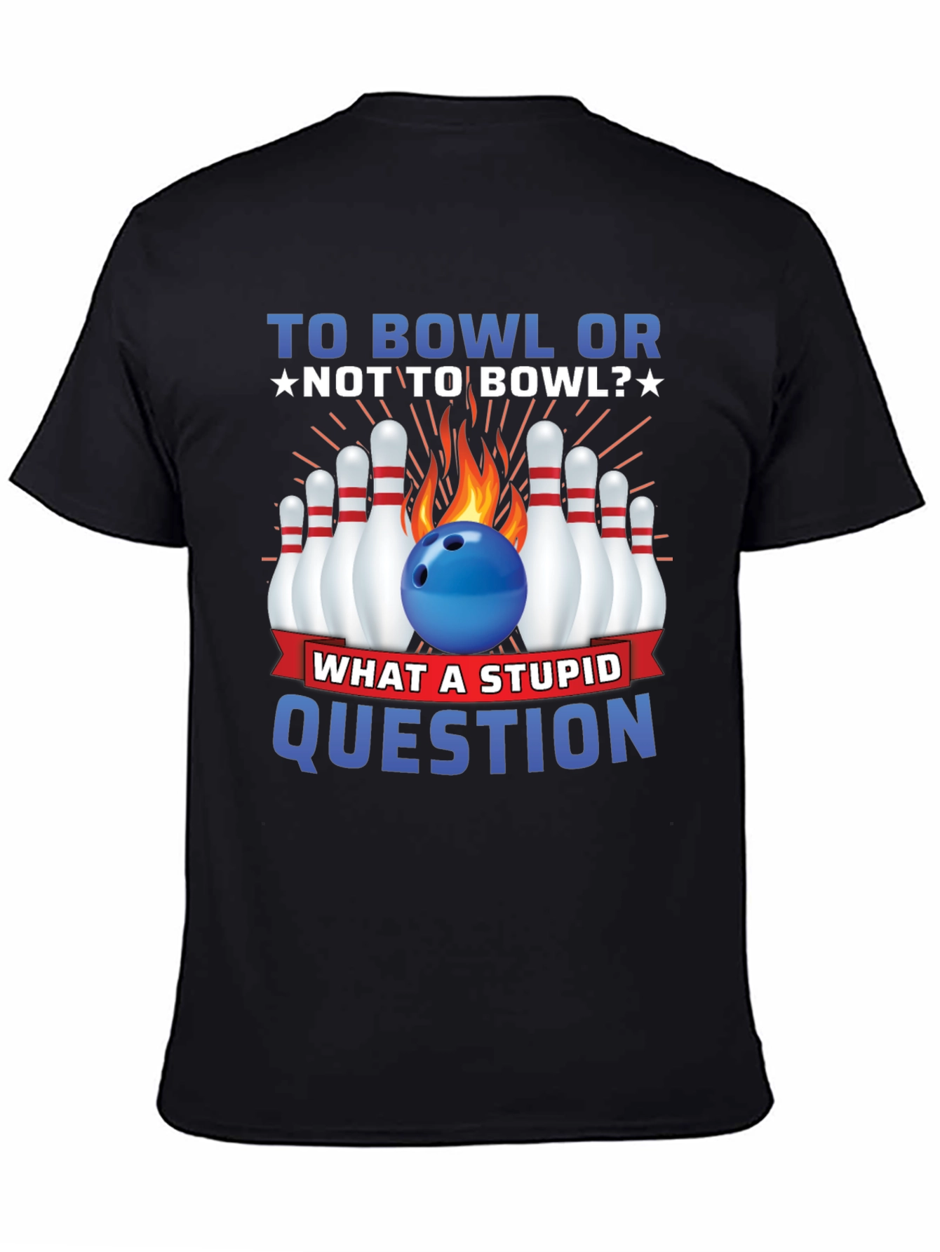 Bowling Graphic Tee - To Bowl or Not?