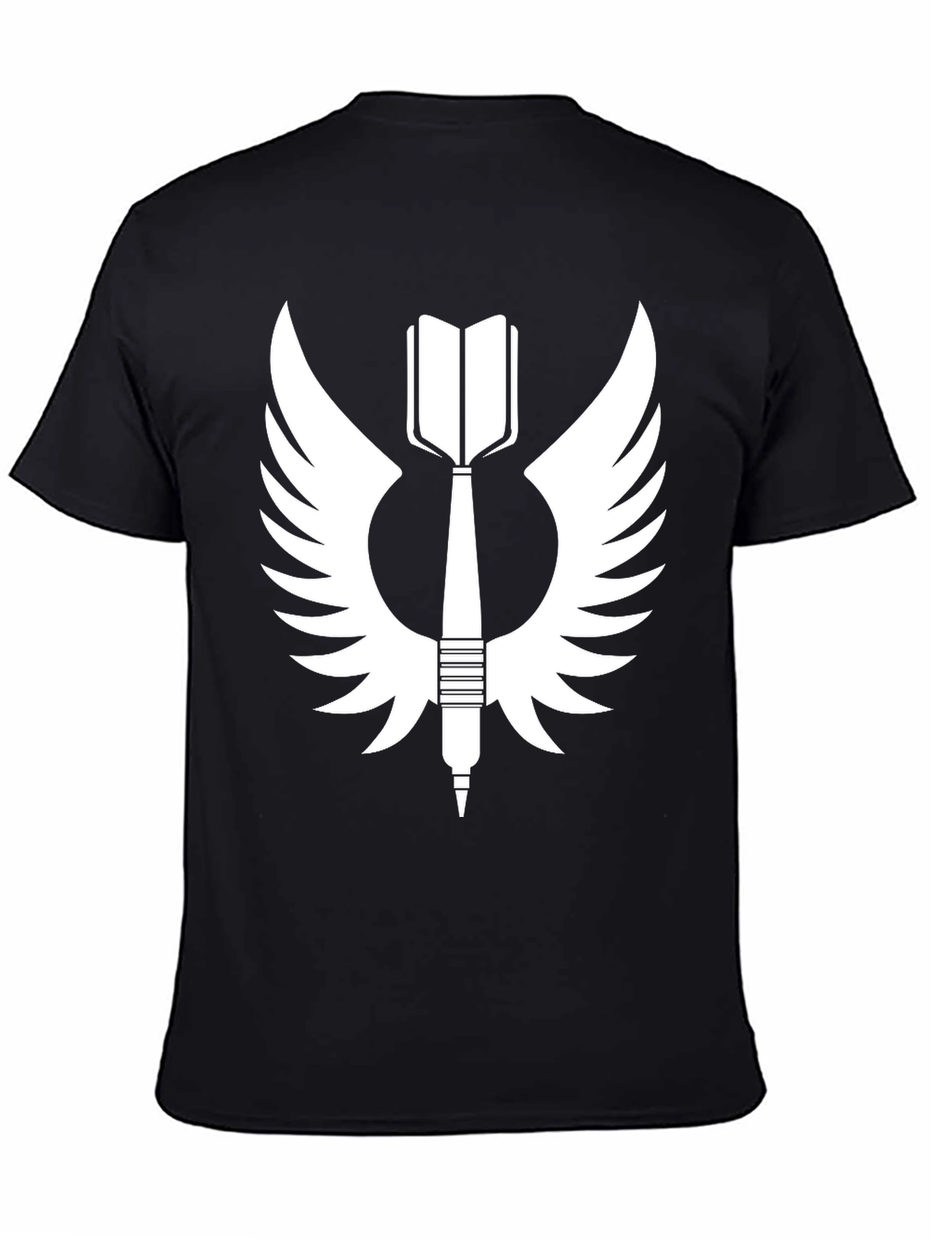 Winged Dart T-Shirt - Black Graphic Tee