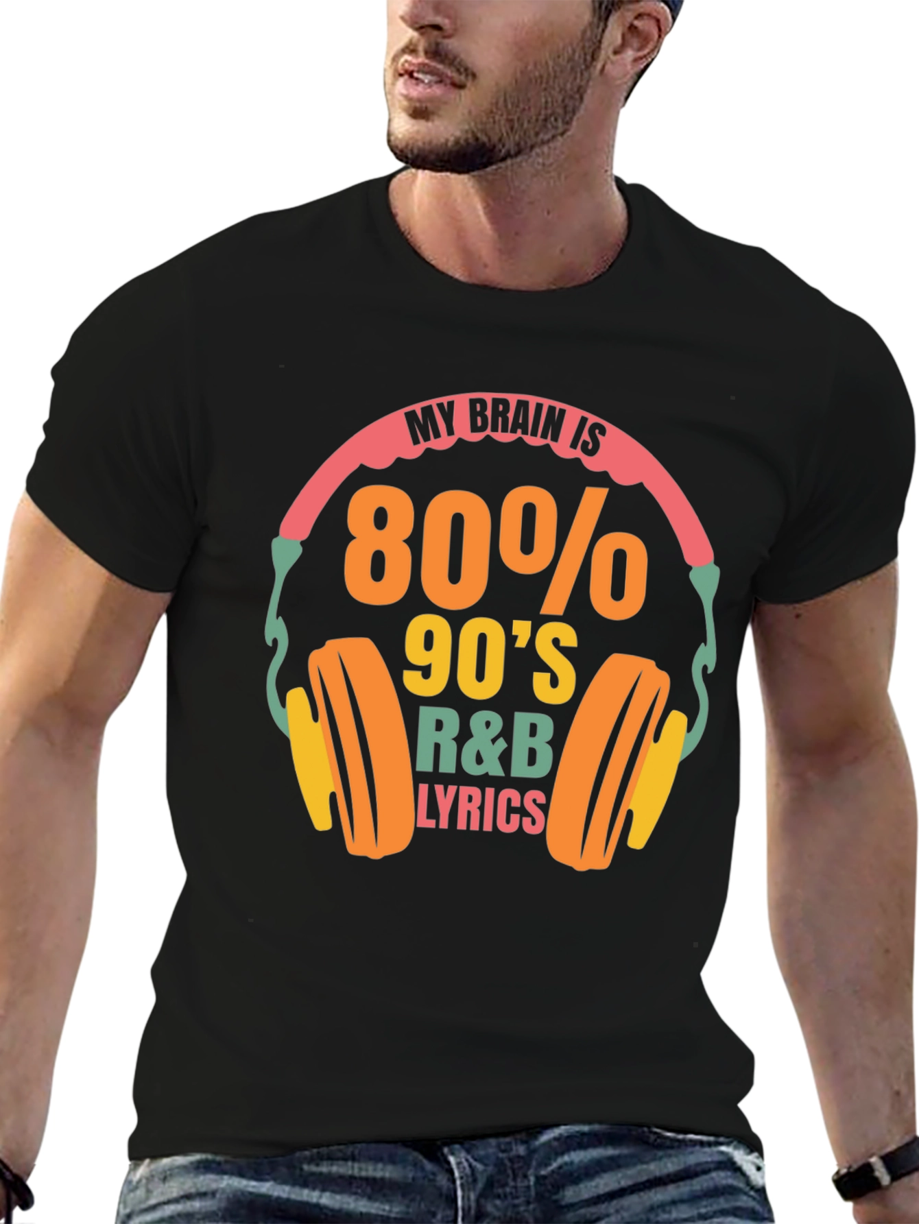80% 90s R&B Lyrics T-Shirt