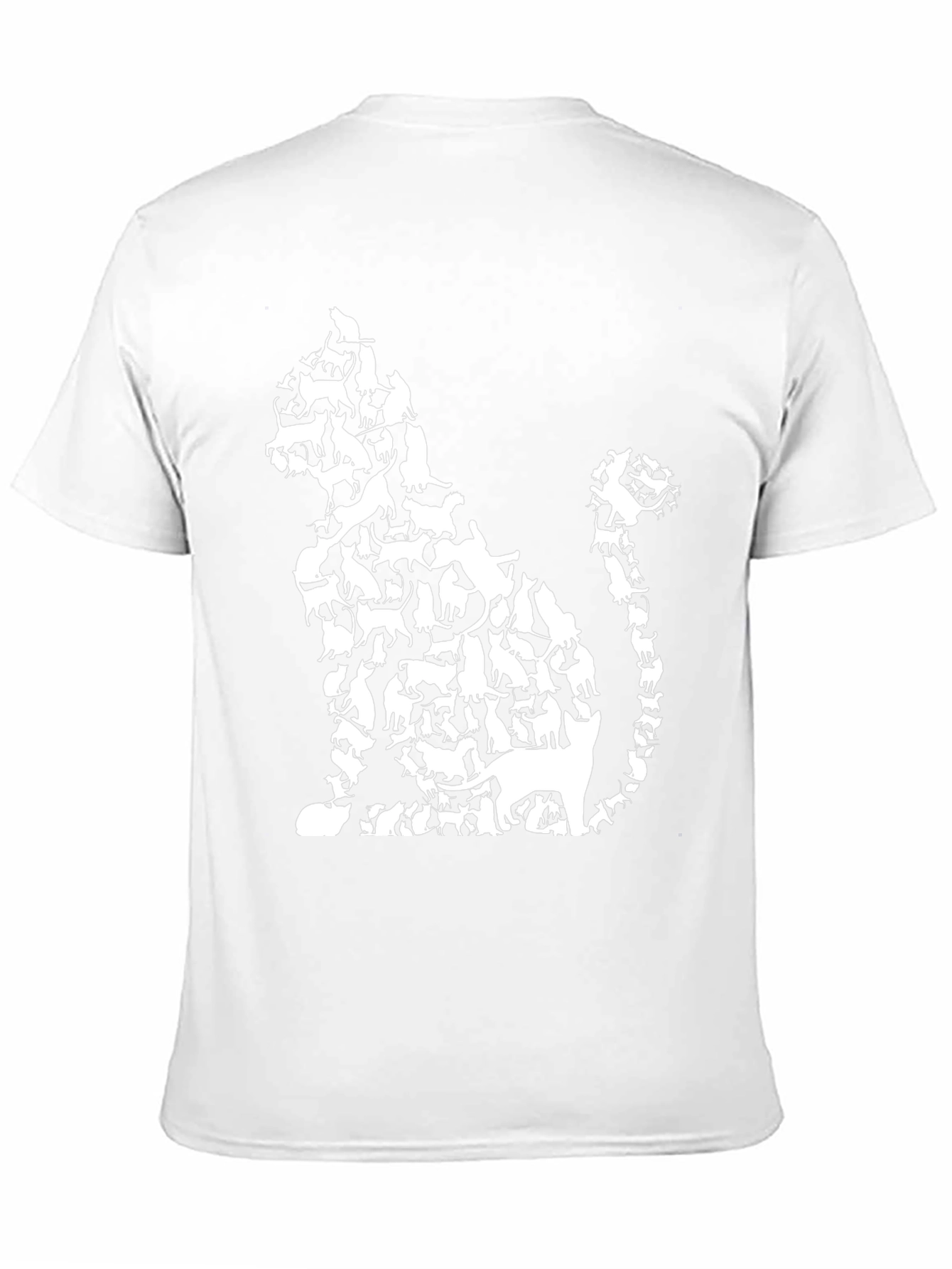 Cat Silhouette T-Shirt - Animal Lover Tee