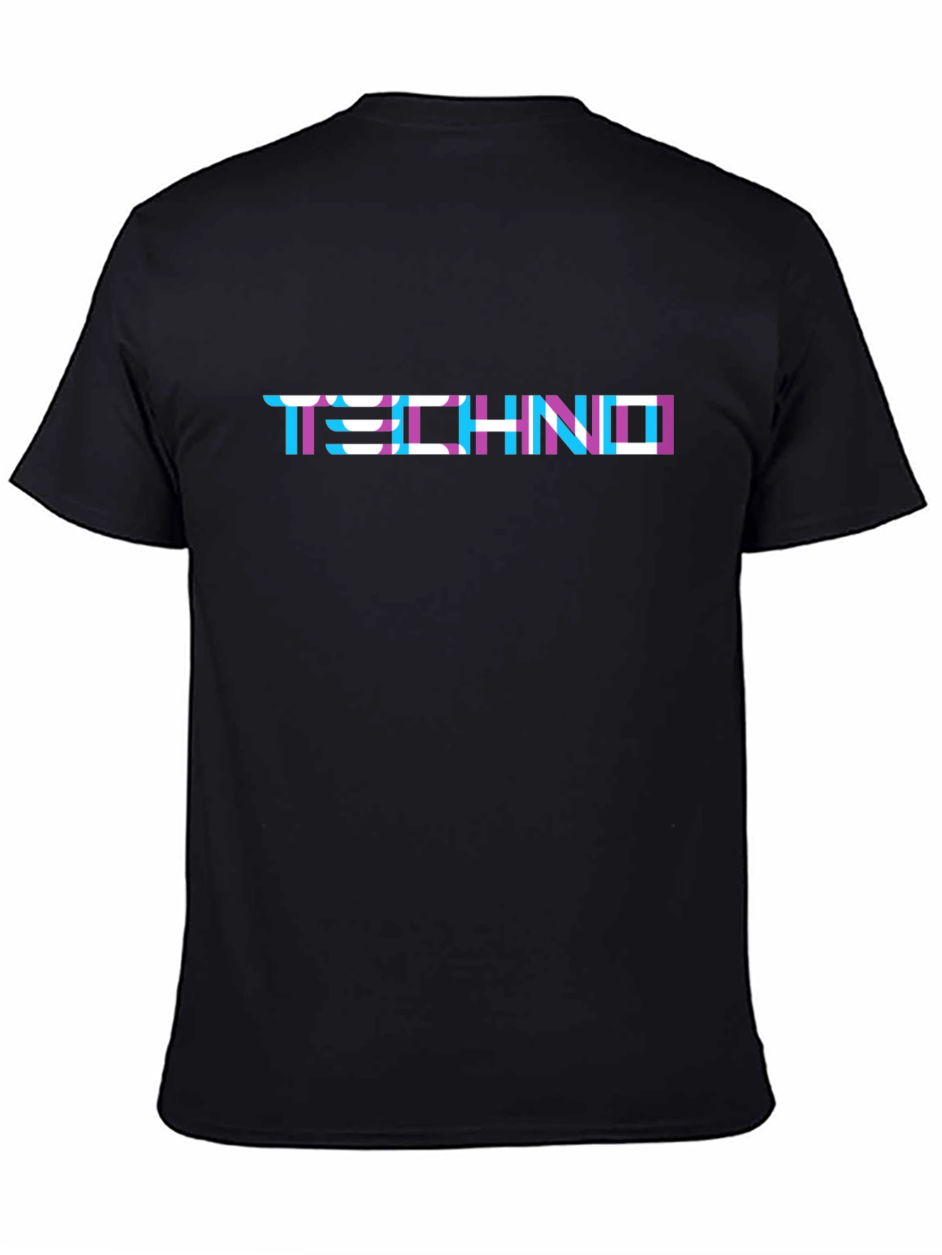 Techno Graphic Tee - Stylish Printed Cotton T-Shirt