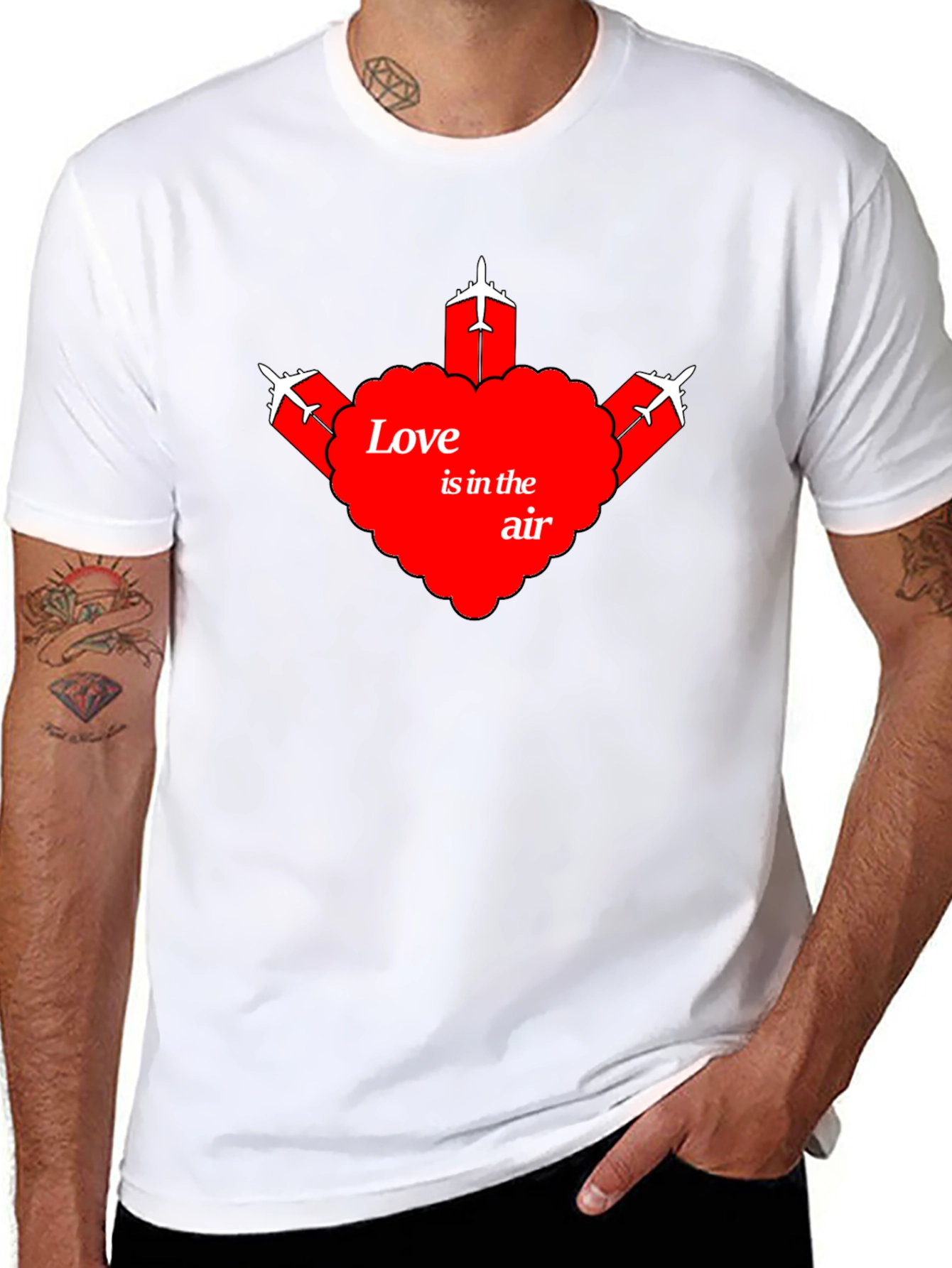 Love is in the Air T-Shirt Aviation Tee