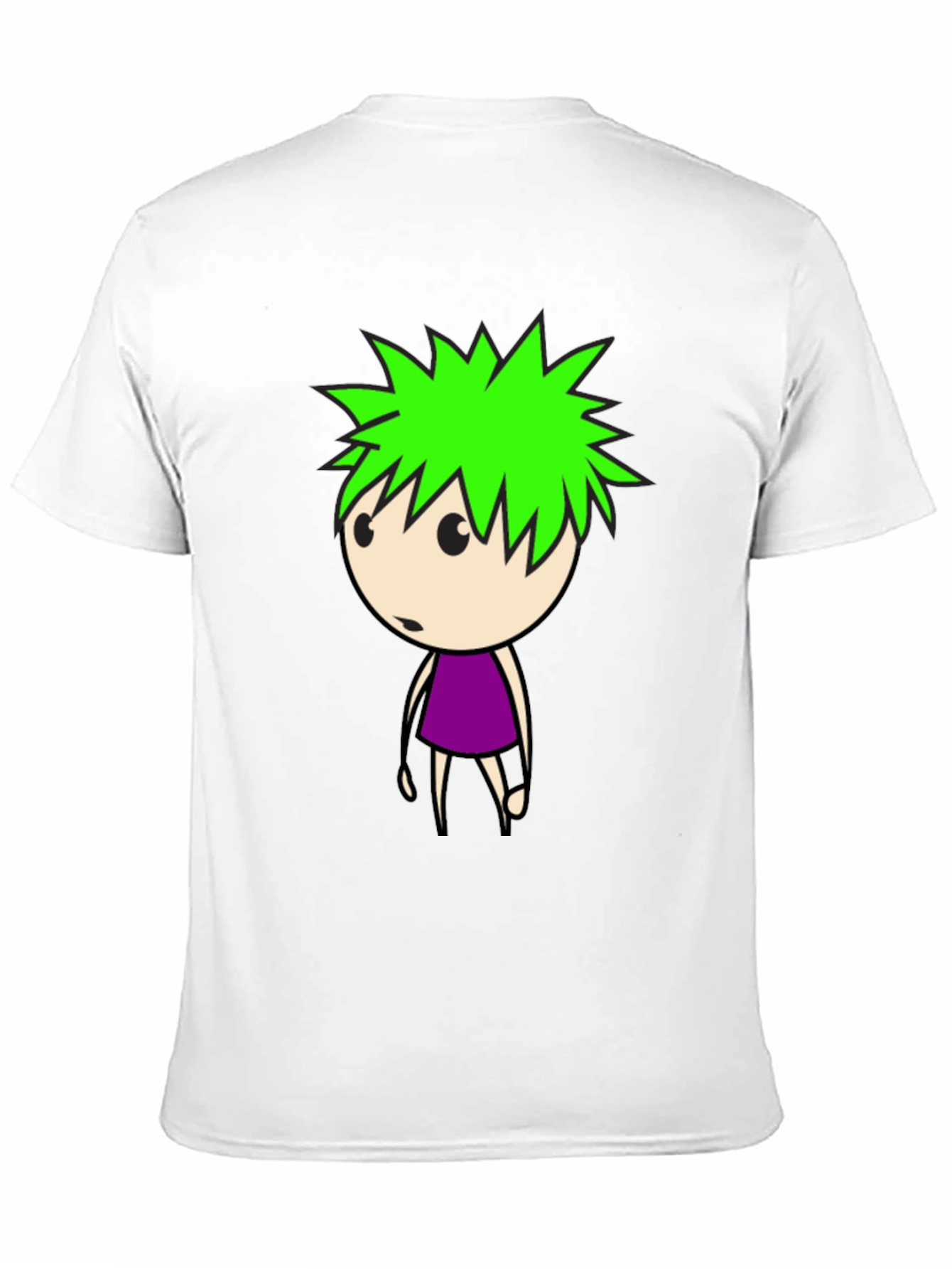 Cartoon Character Graphic Black T-Shirt