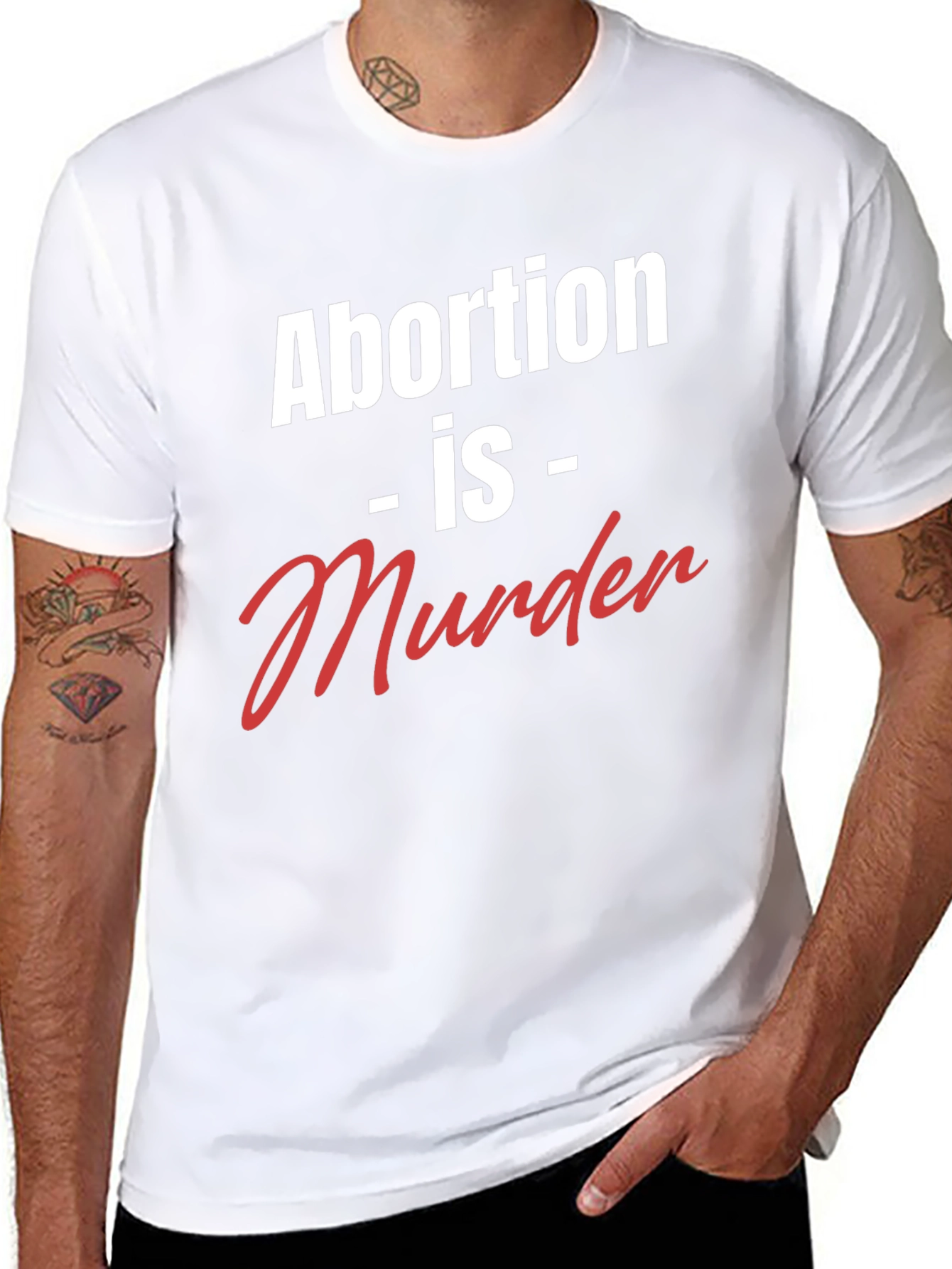 Statement T-Shirt - Abortion is Murder