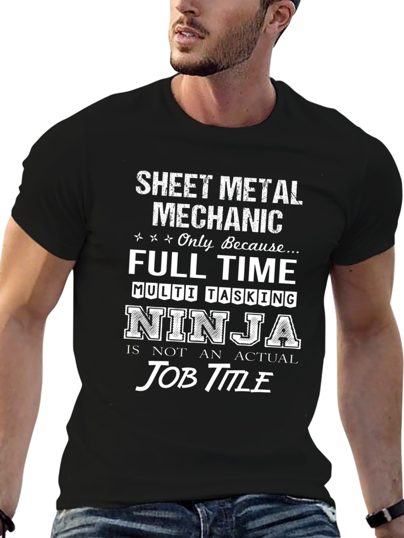 Sheet Metal Mechanic Ninja T-Shirt