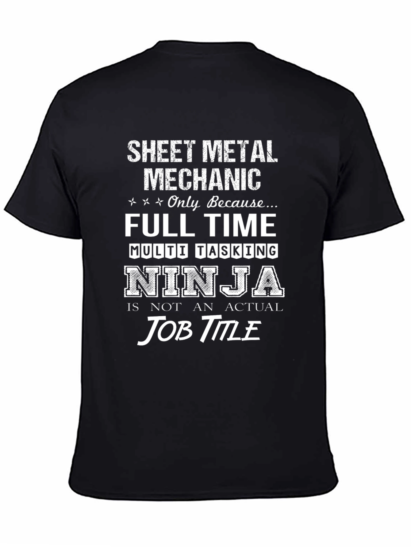 Sheet Metal Mechanic Ninja T-Shirt