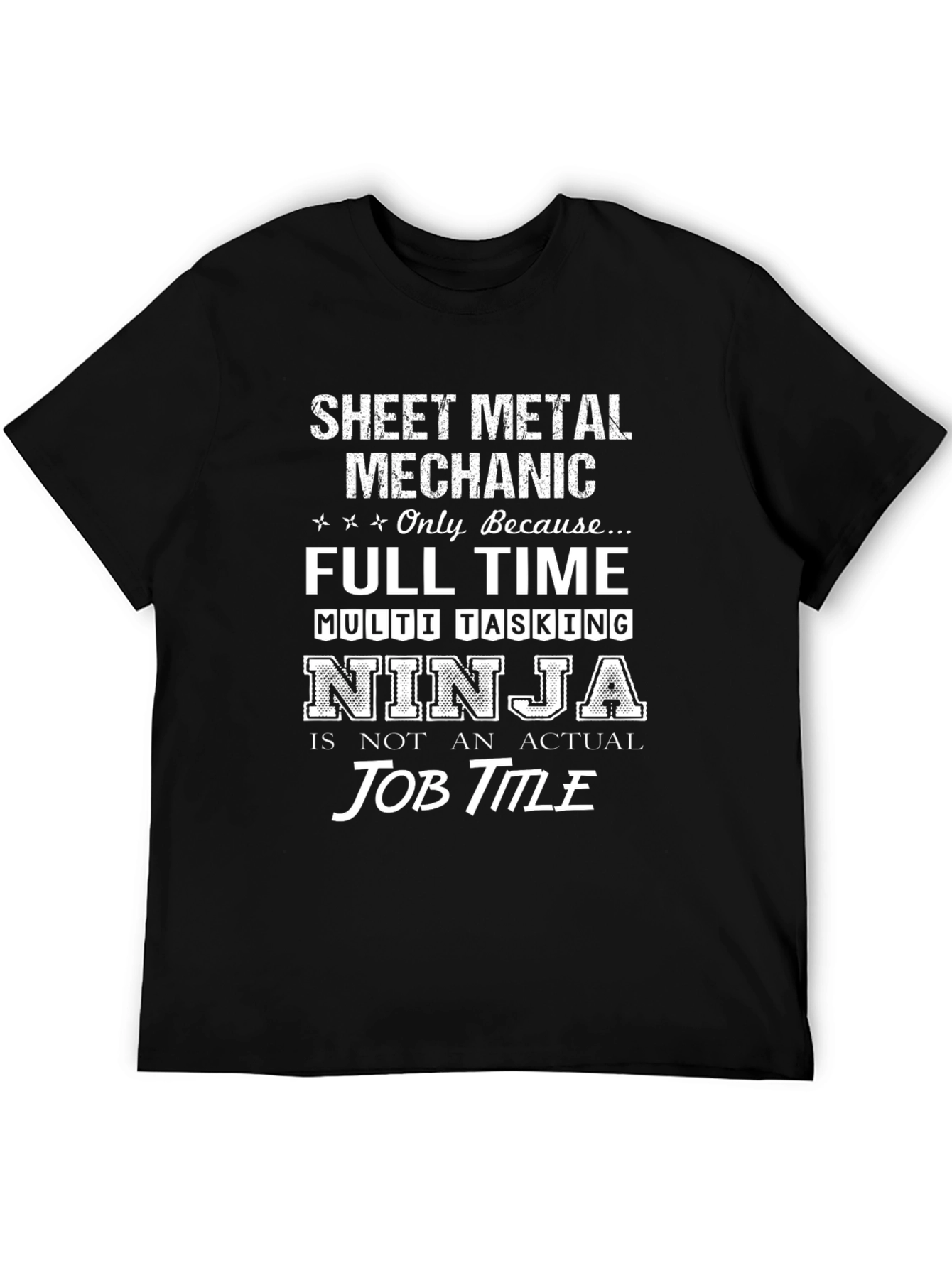 Sheet Metal Mechanic Ninja T-Shirt