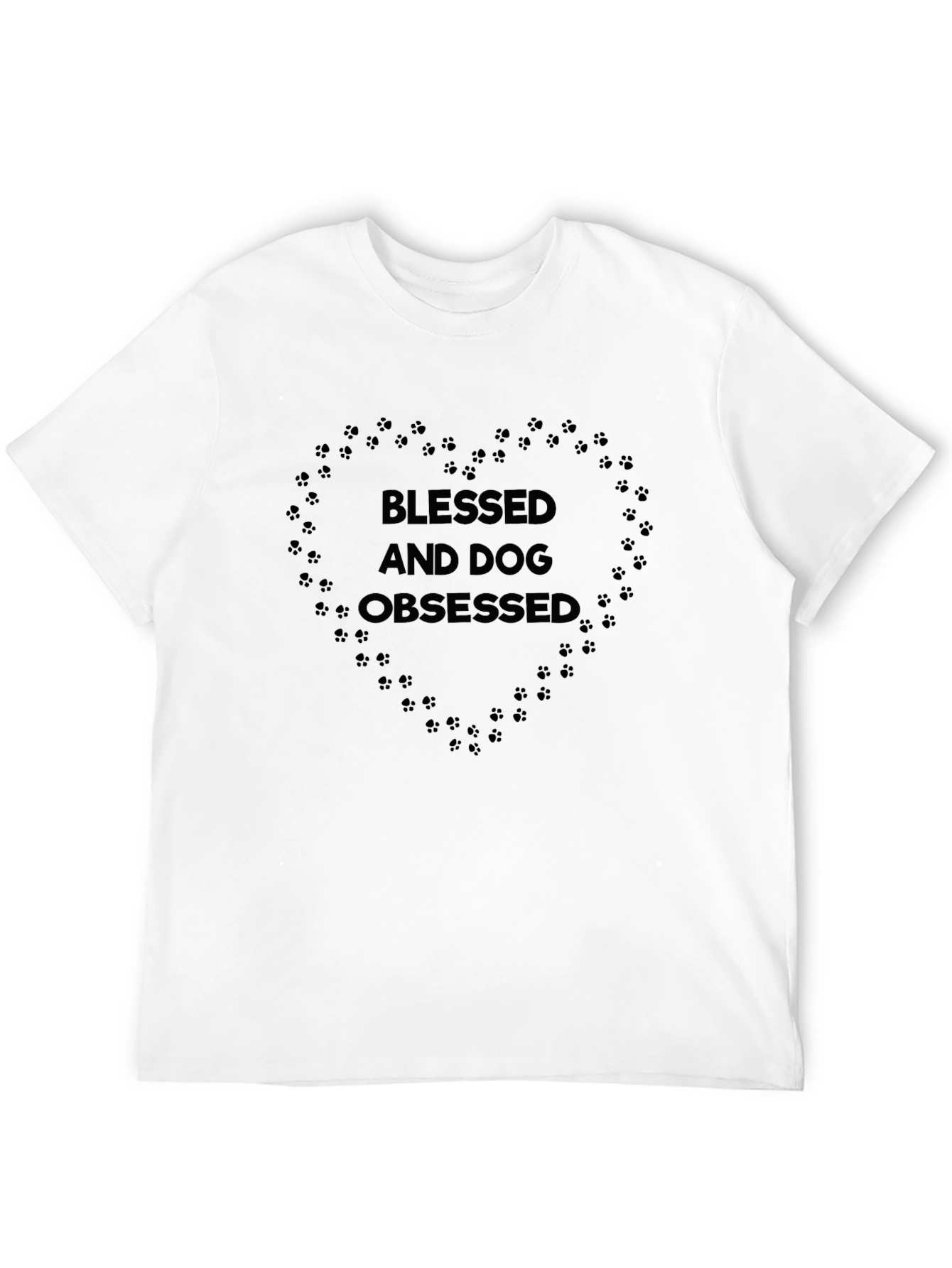Blessed and Dog Obsessed Graphic T-Shirt