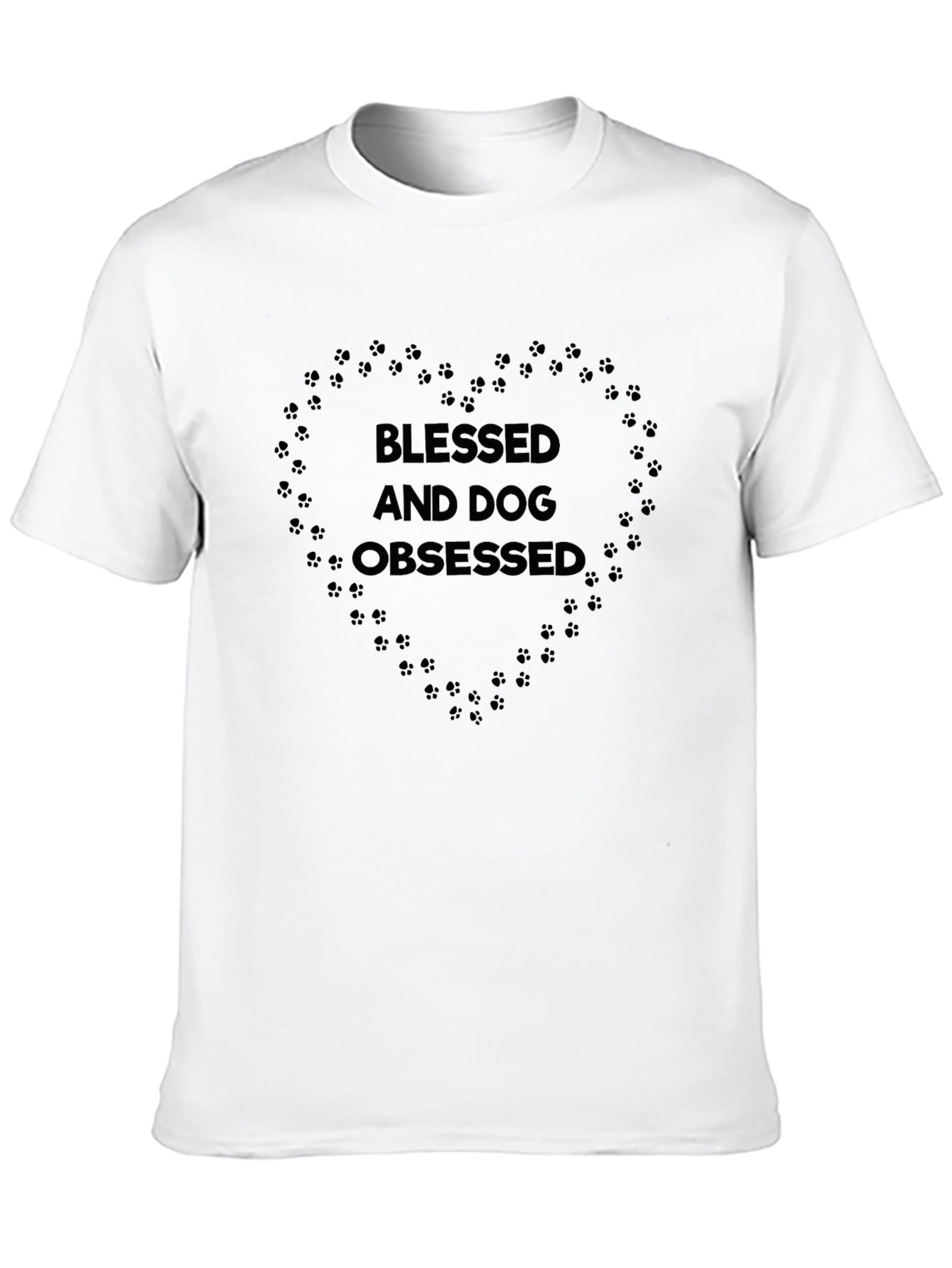 Blessed and Dog Obsessed Graphic T-Shirt