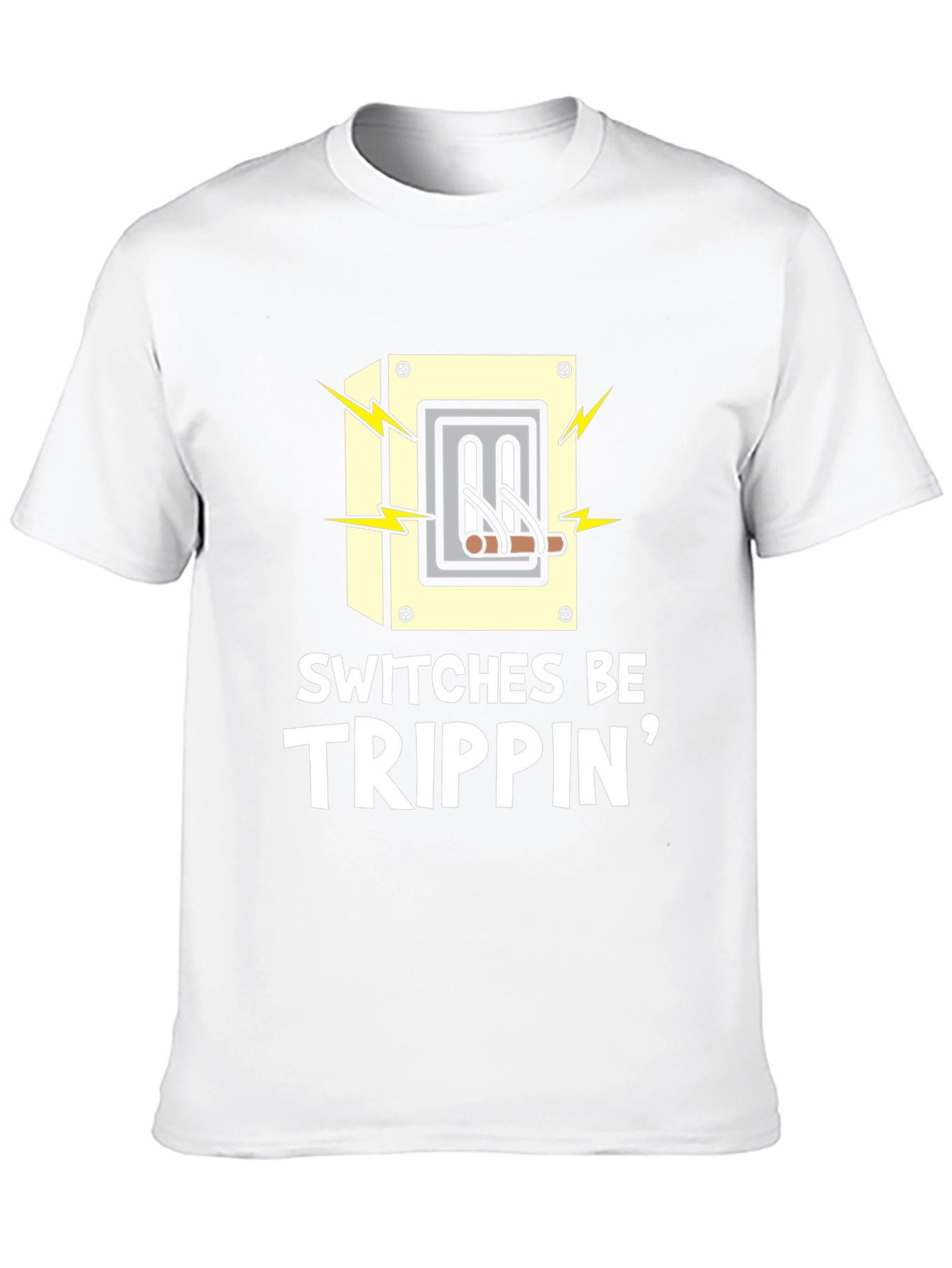 Switches Be Trippin Black Graphic Tee