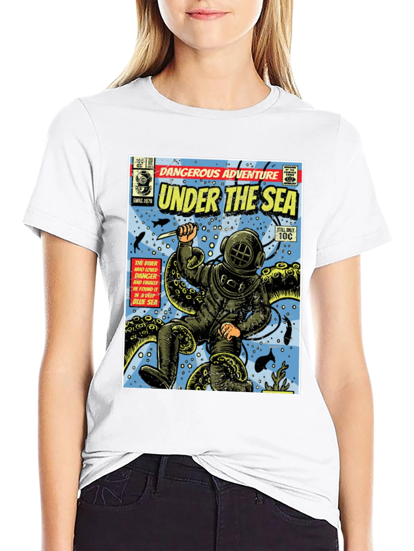 Under the Sea Comic Book T-Shirt