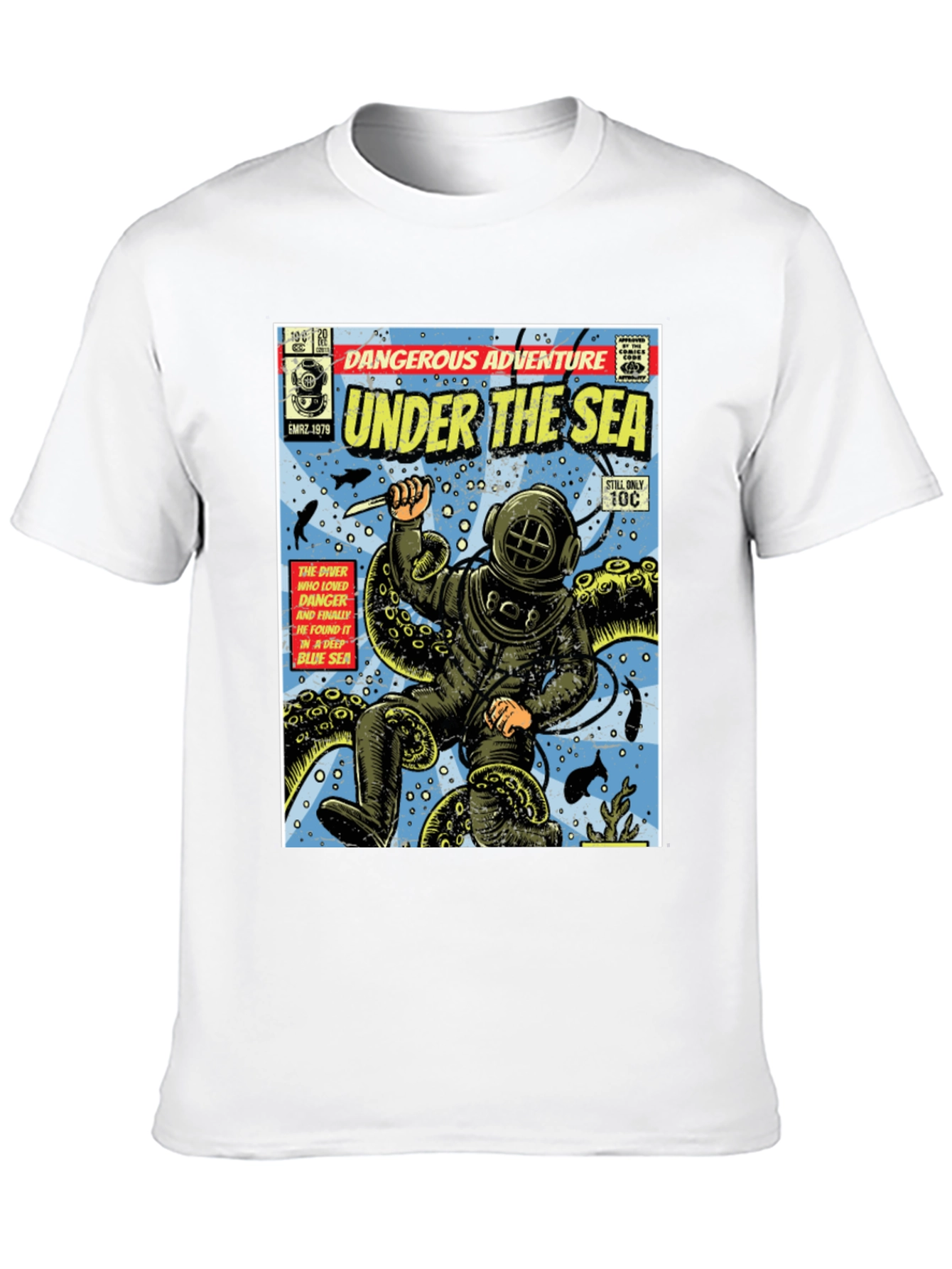Under the Sea Comic Book T-Shirt