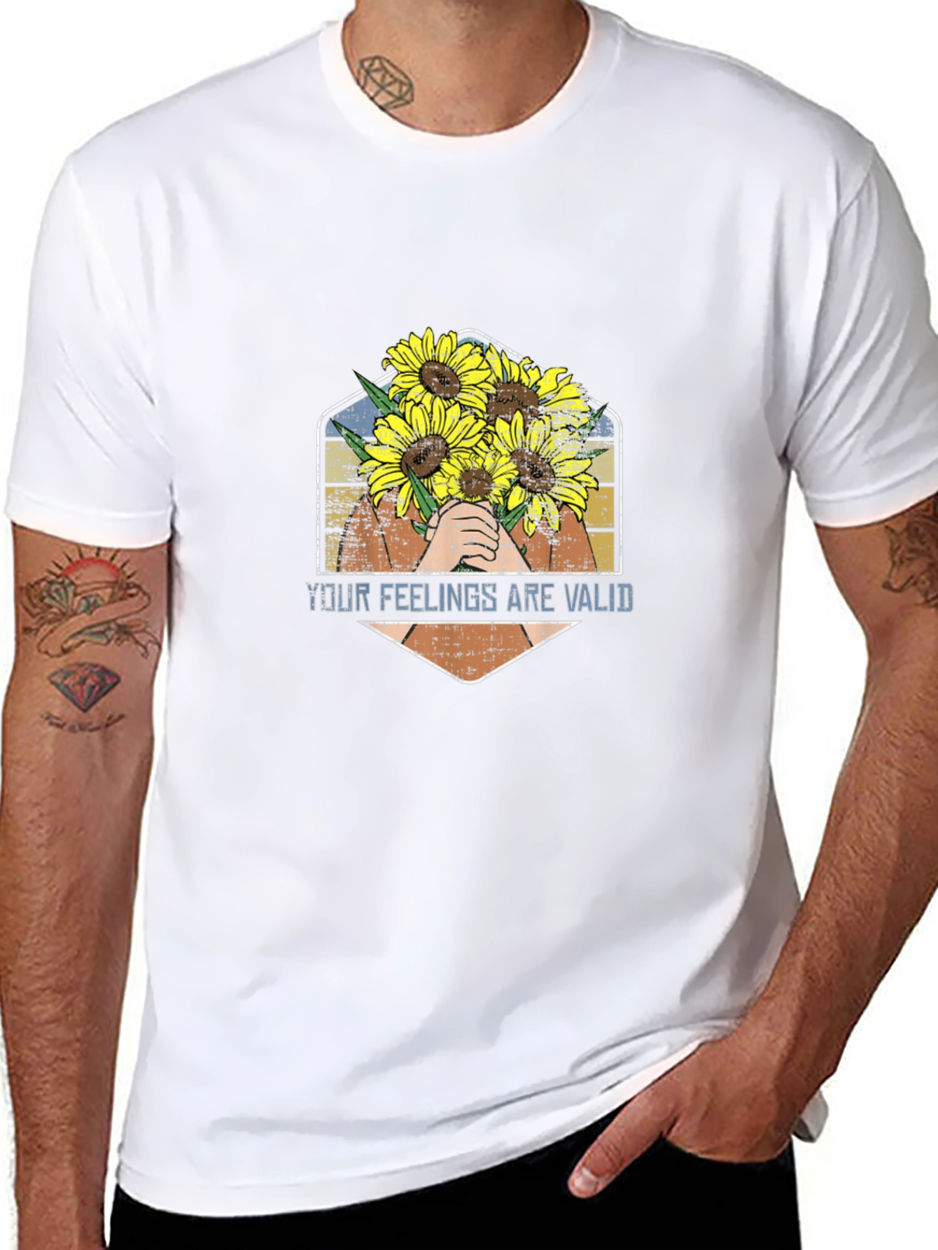 Your Feelings Are Valid Sunflower T-Shirt