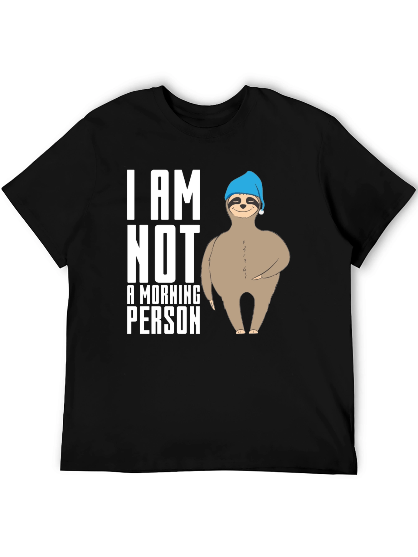 Funny Sloth Morning Person T-Shirt