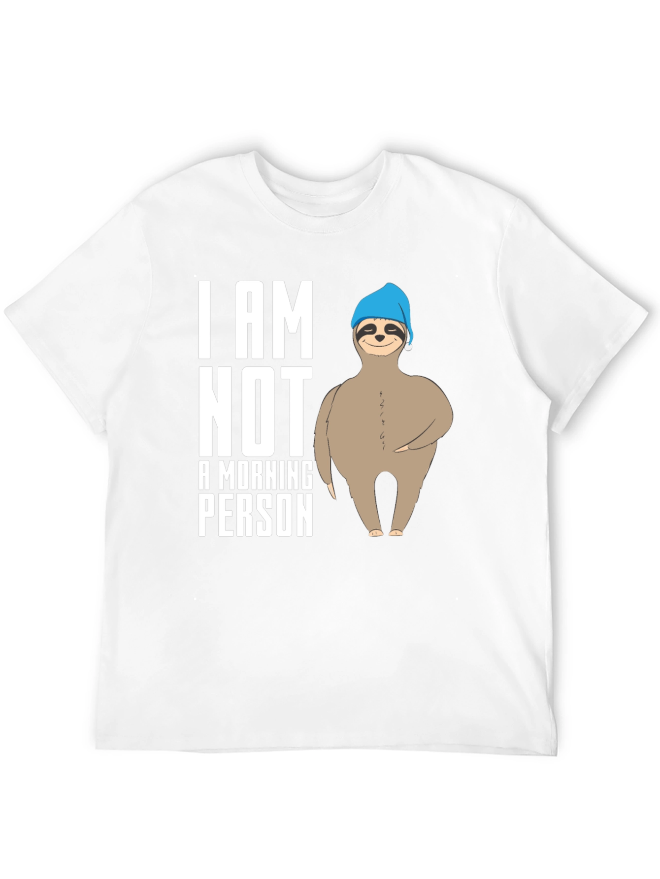 Funny Sloth Morning Person T-Shirt