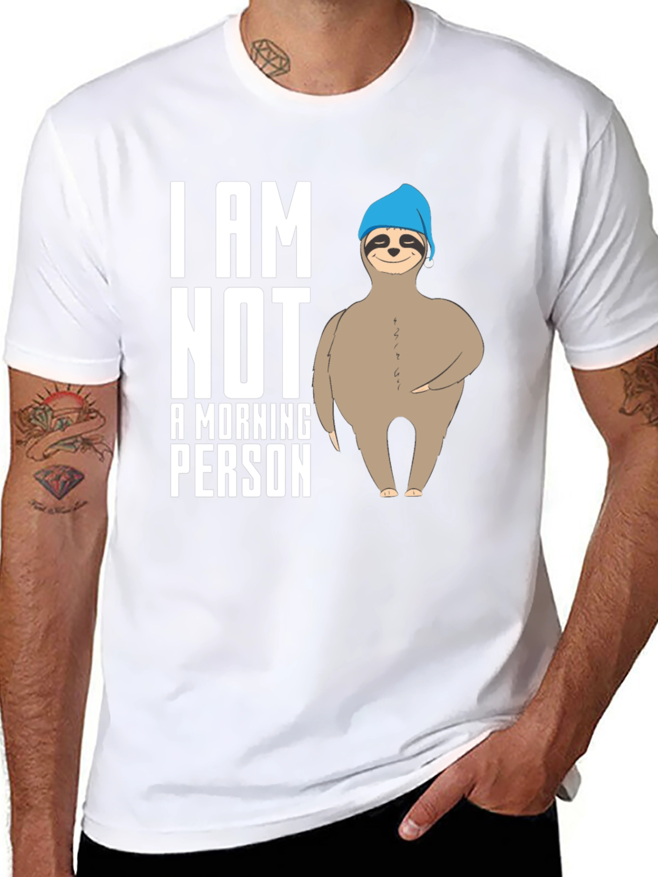 Funny Sloth Morning Person T-Shirt