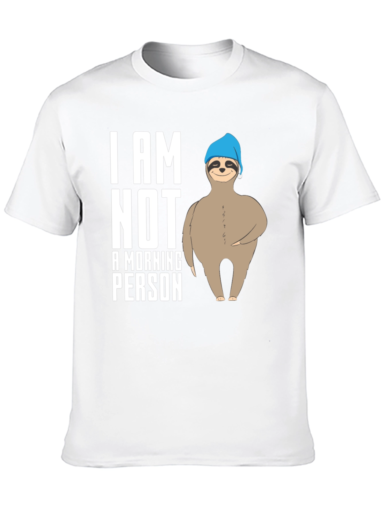 Funny Sloth Morning Person T-Shirt
