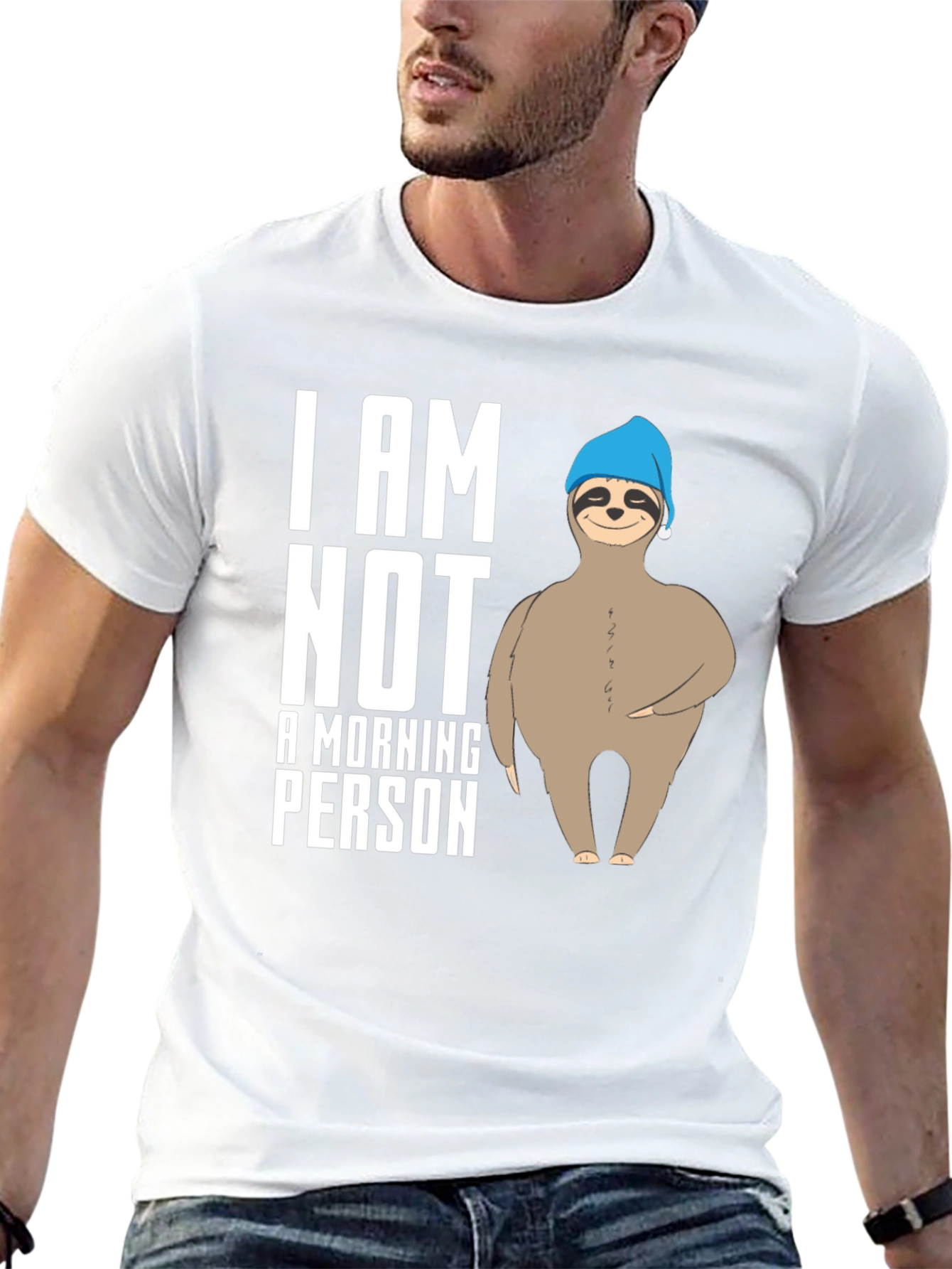 Funny Sloth Morning Person T-Shirt