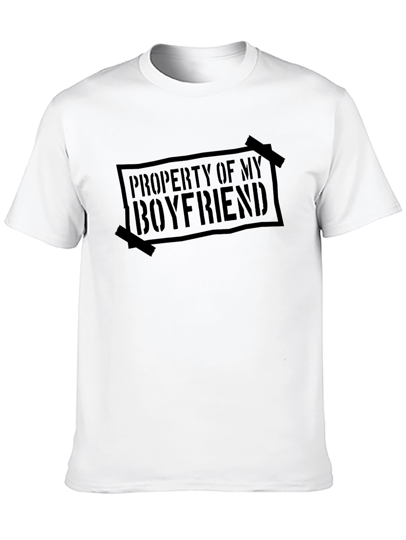 Property Of My Boyfriend T-Shirt - Novelty Tee