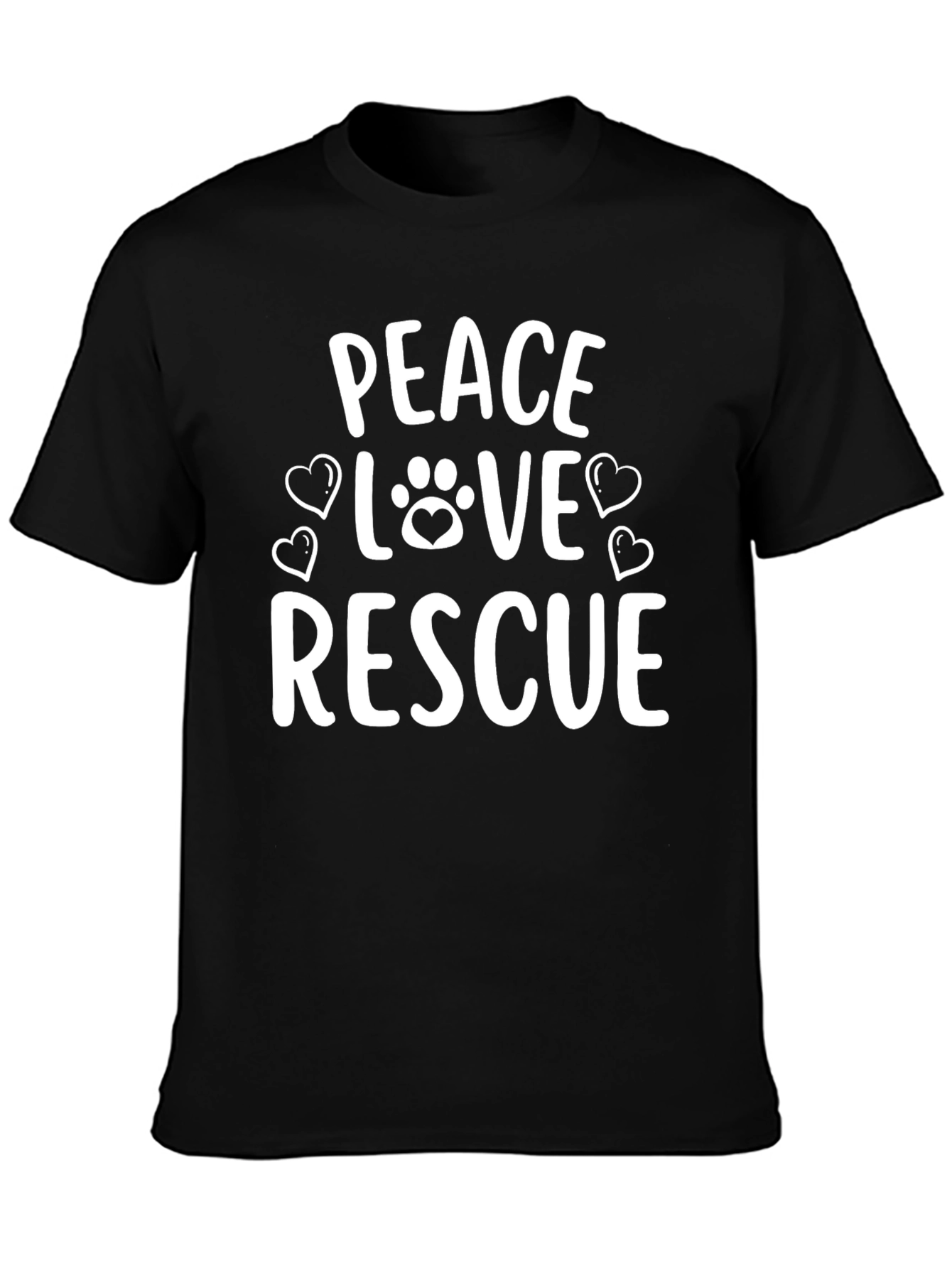 Peace Love Rescue T-Shirt
