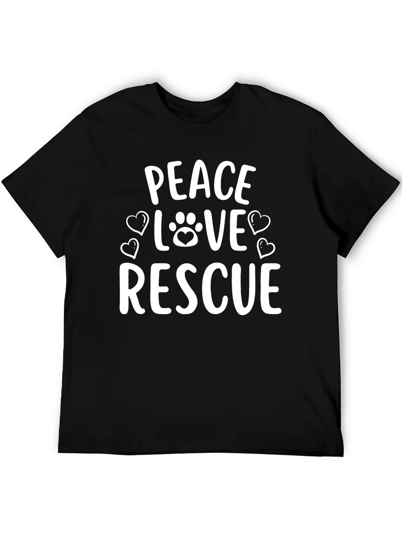Peace Love Rescue T-Shirt