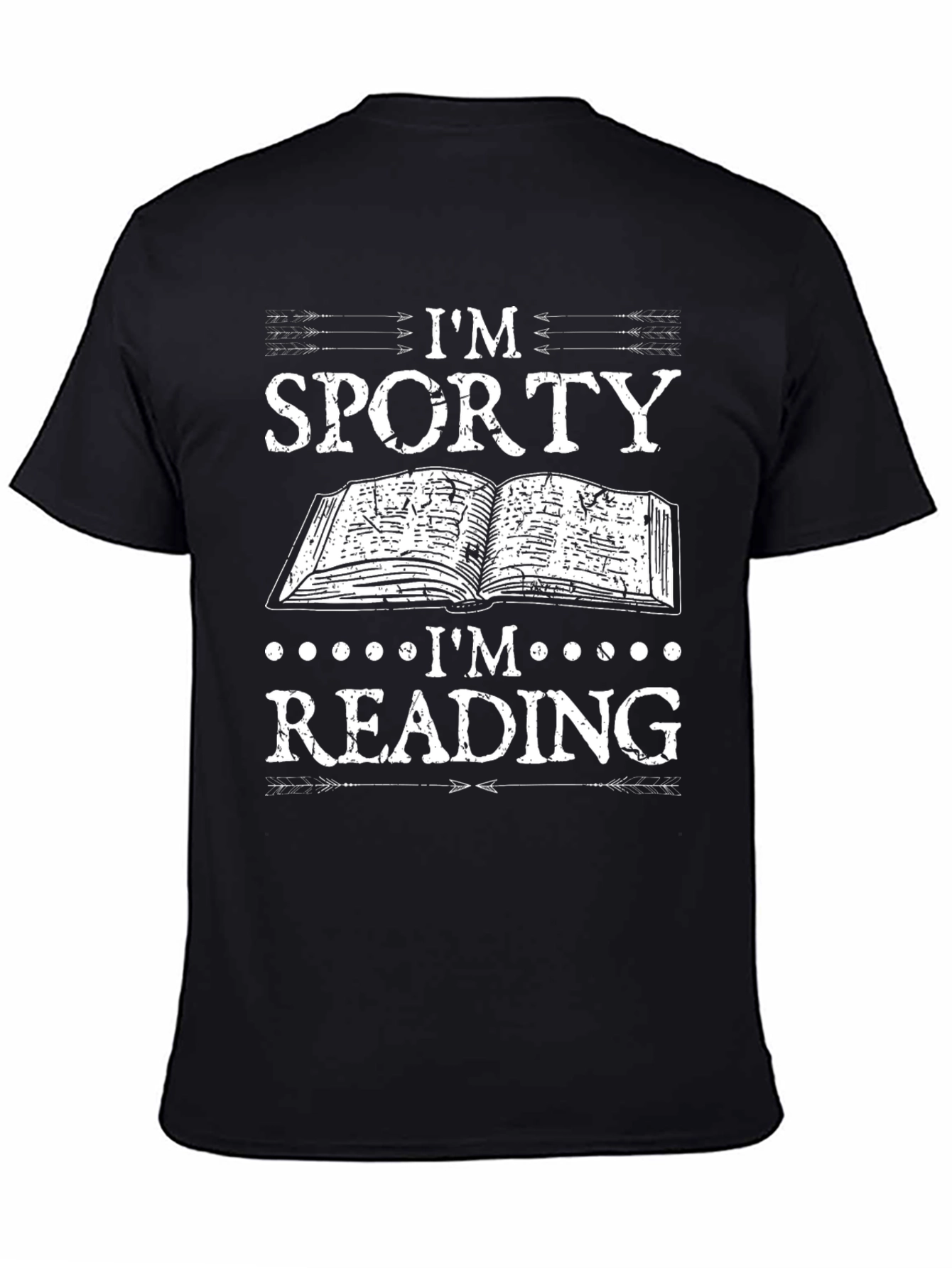 Im Sporty Im Reading Graphic T-Shirt